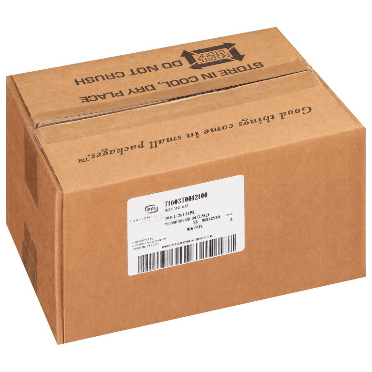 PPI Single Serve Assortment 12 Jelly & Jam 0.5 Ounce Cups 200 Per Case