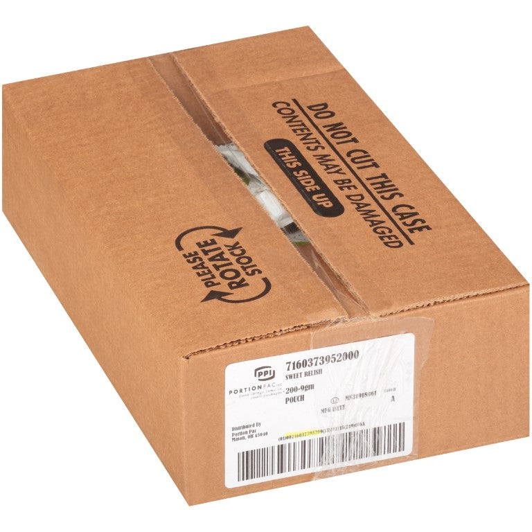 Portion Pac Single Serve Sweet Relish 9 Gram Packets 200 Per Case