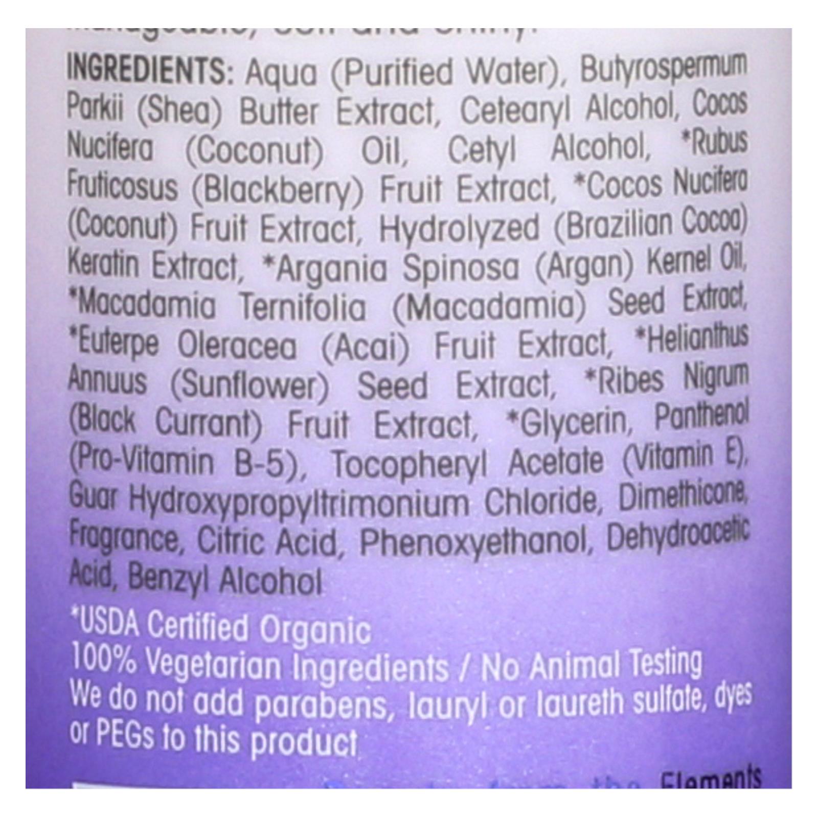 Giovanni Hair Care Products Conditioner - 2Chic - Repairing - Leave-In Conditioning and Styling Elixir - Blackberry and Coconut Milk - 4 Ounce - 1 ea