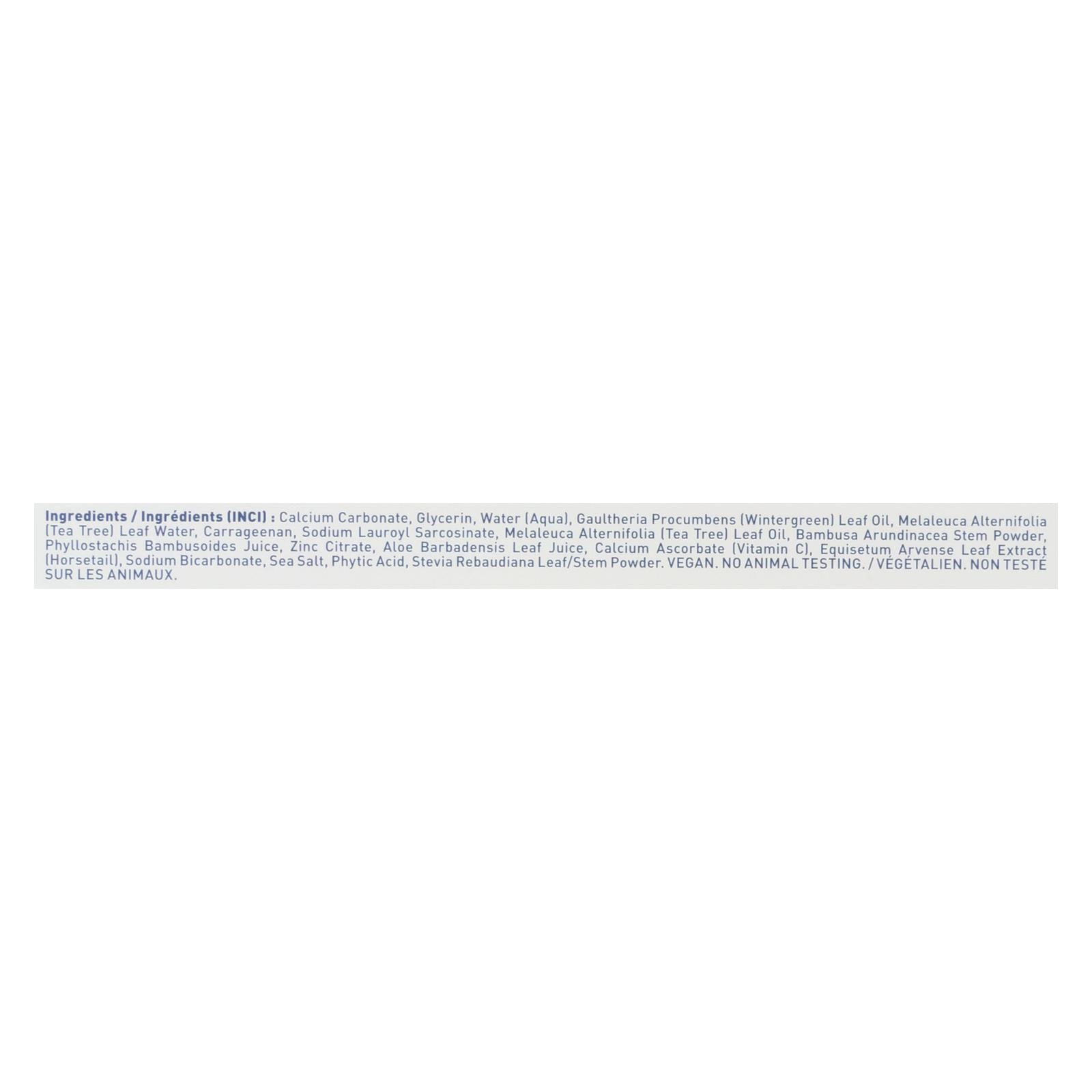 Desert Essence - Toothpaste - Tea Tree Whitening Mint - 6.25 Ounce