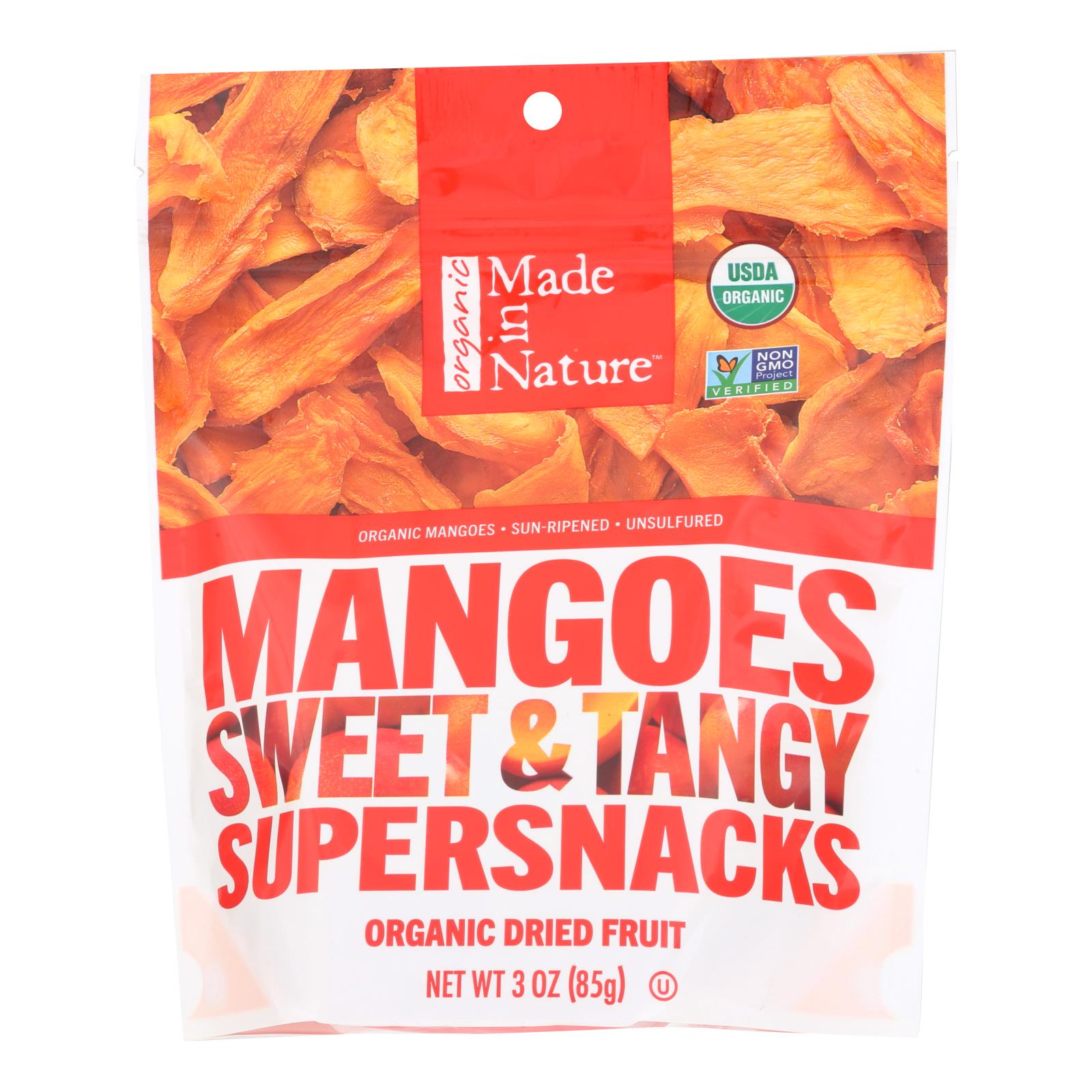 Made In Nature Mangoes Dried Fruit - Case of 6 - 3 Ounce