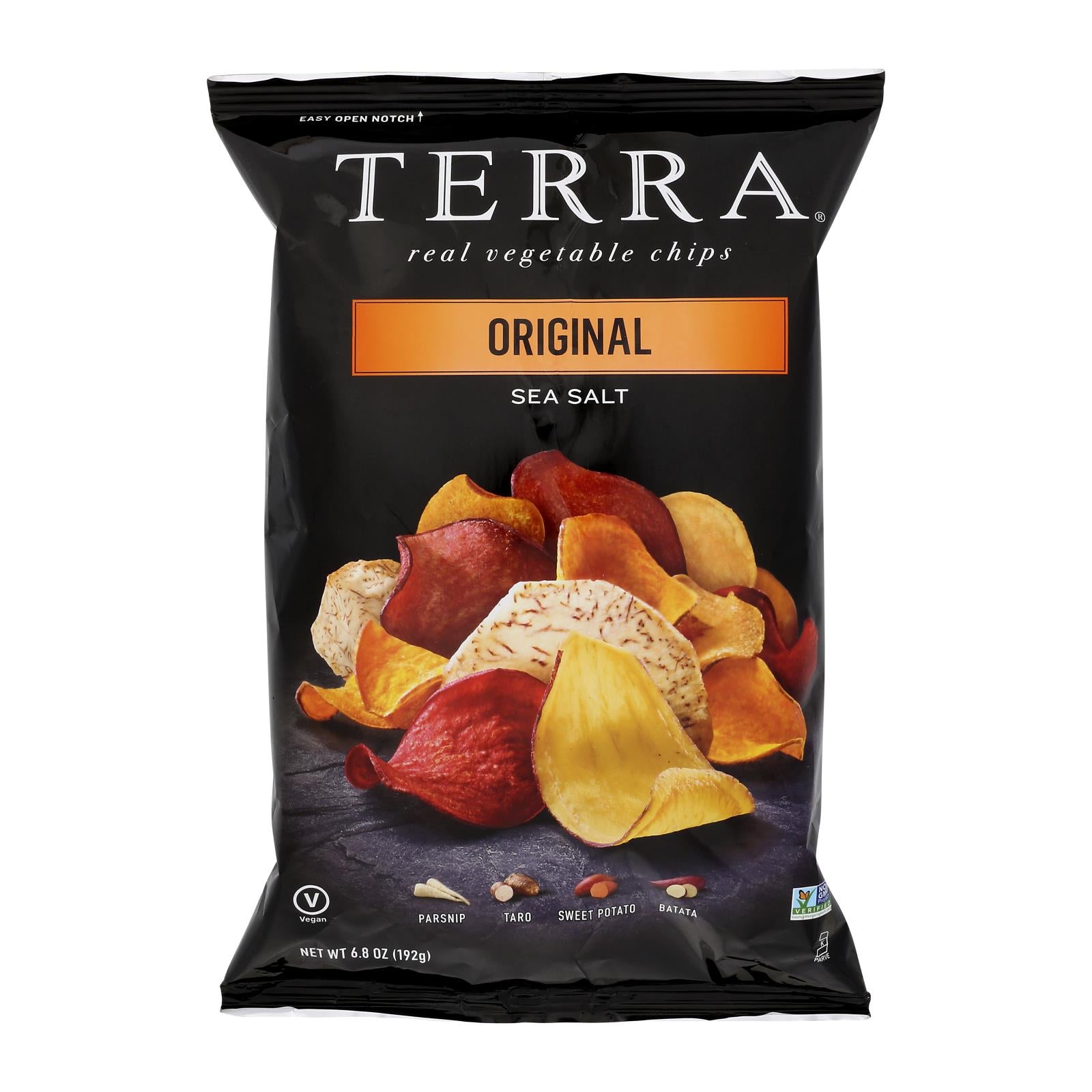 Terra Chips Exotic Vegetable Chips - Original - Case of 12 - 6.8 Ounce.