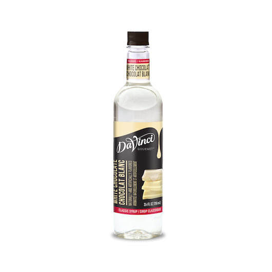 Davinci Gourmet White Chocolate Syrup 750 ML - 4 Per Case.