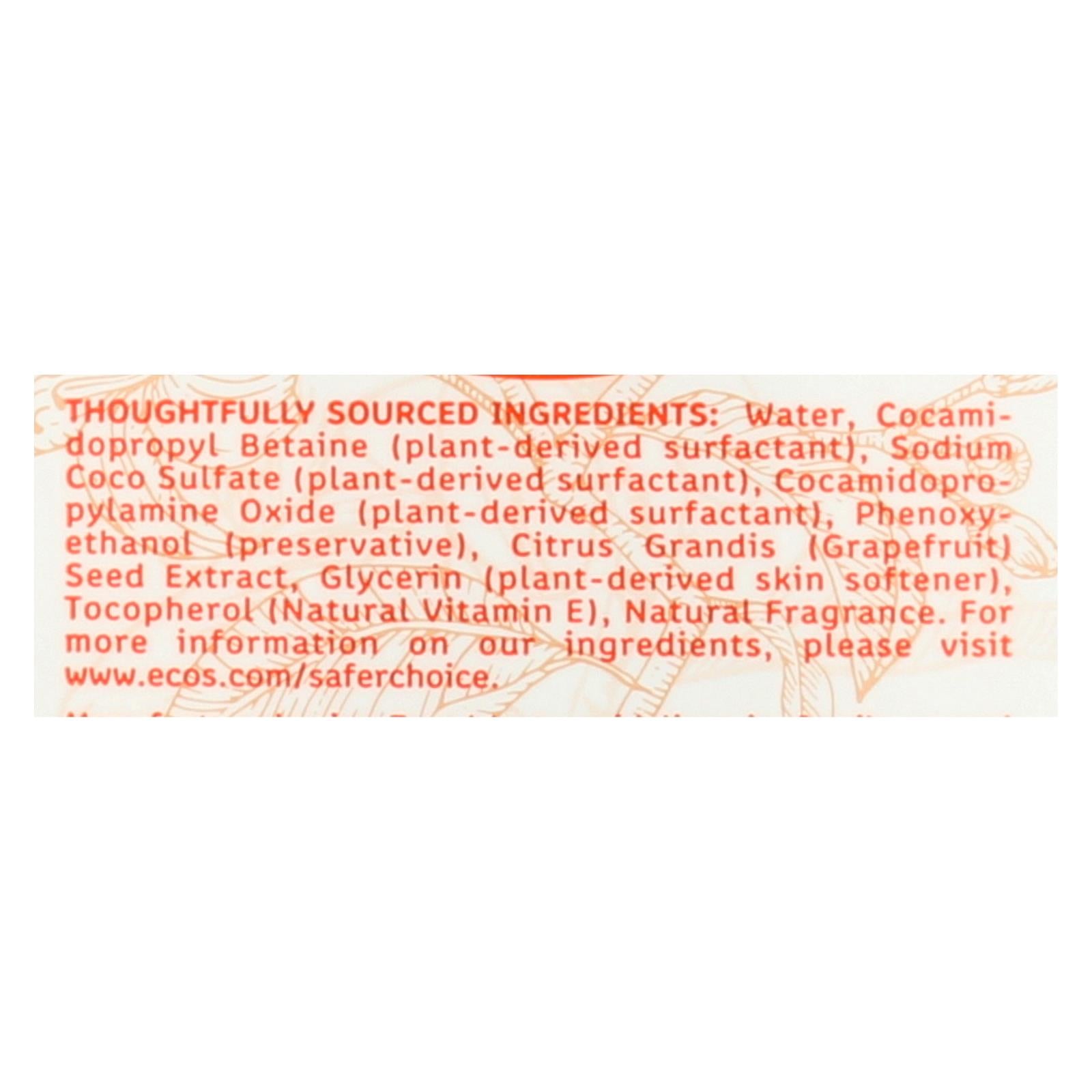 Earth Friendly Hand Soap - Orange Blossom - Case of 6 - 17 fl Ounce