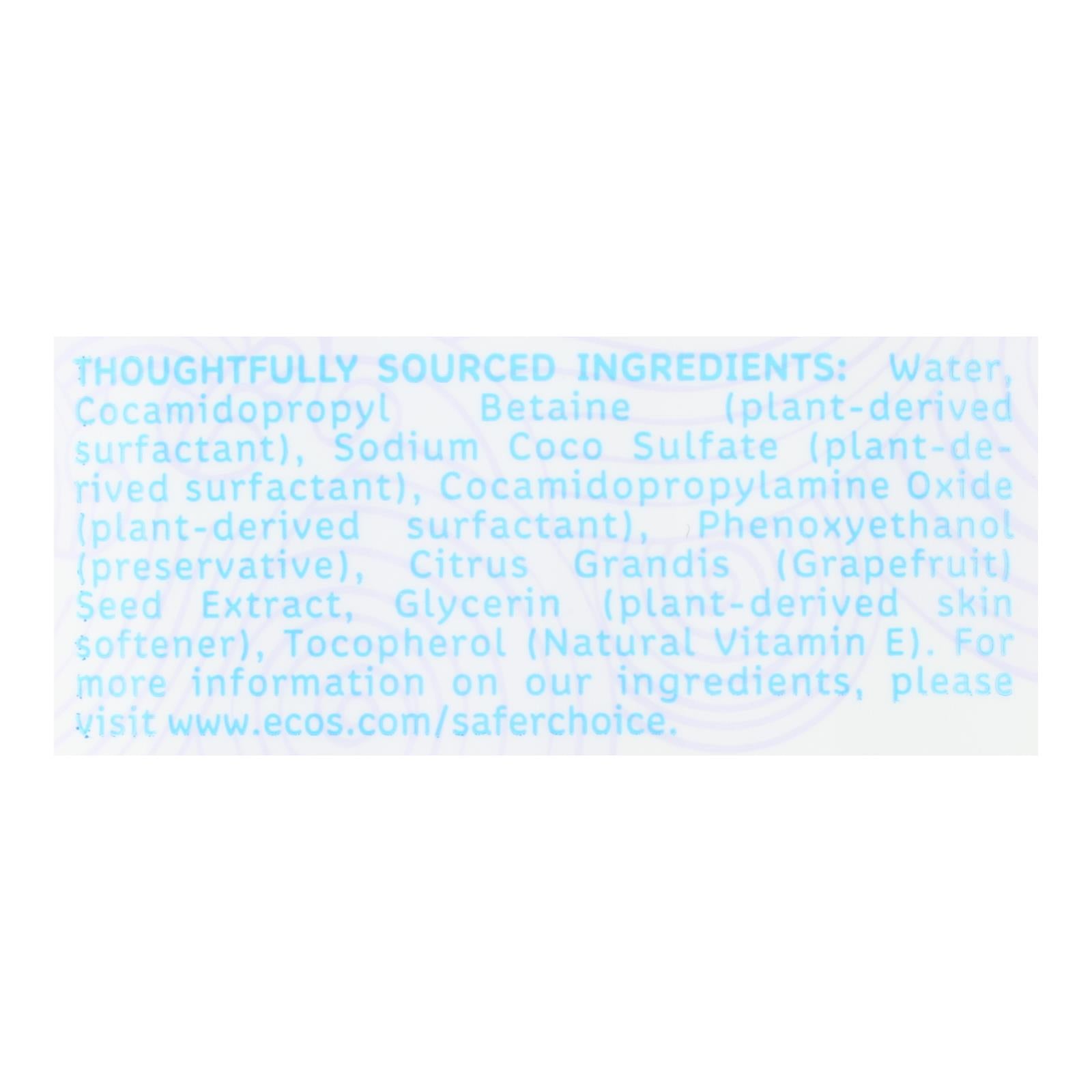 ECOS Hand Soap - Free And Clear - Case of 6 - 32 fl Ounce.