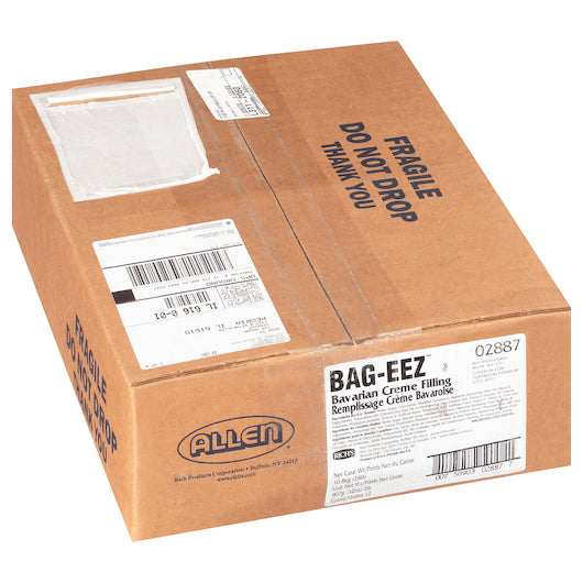 Allen Rich's Filling Jwa Bavarian Creme Bag-Eez, 2 Pounds - 12 Per Case.