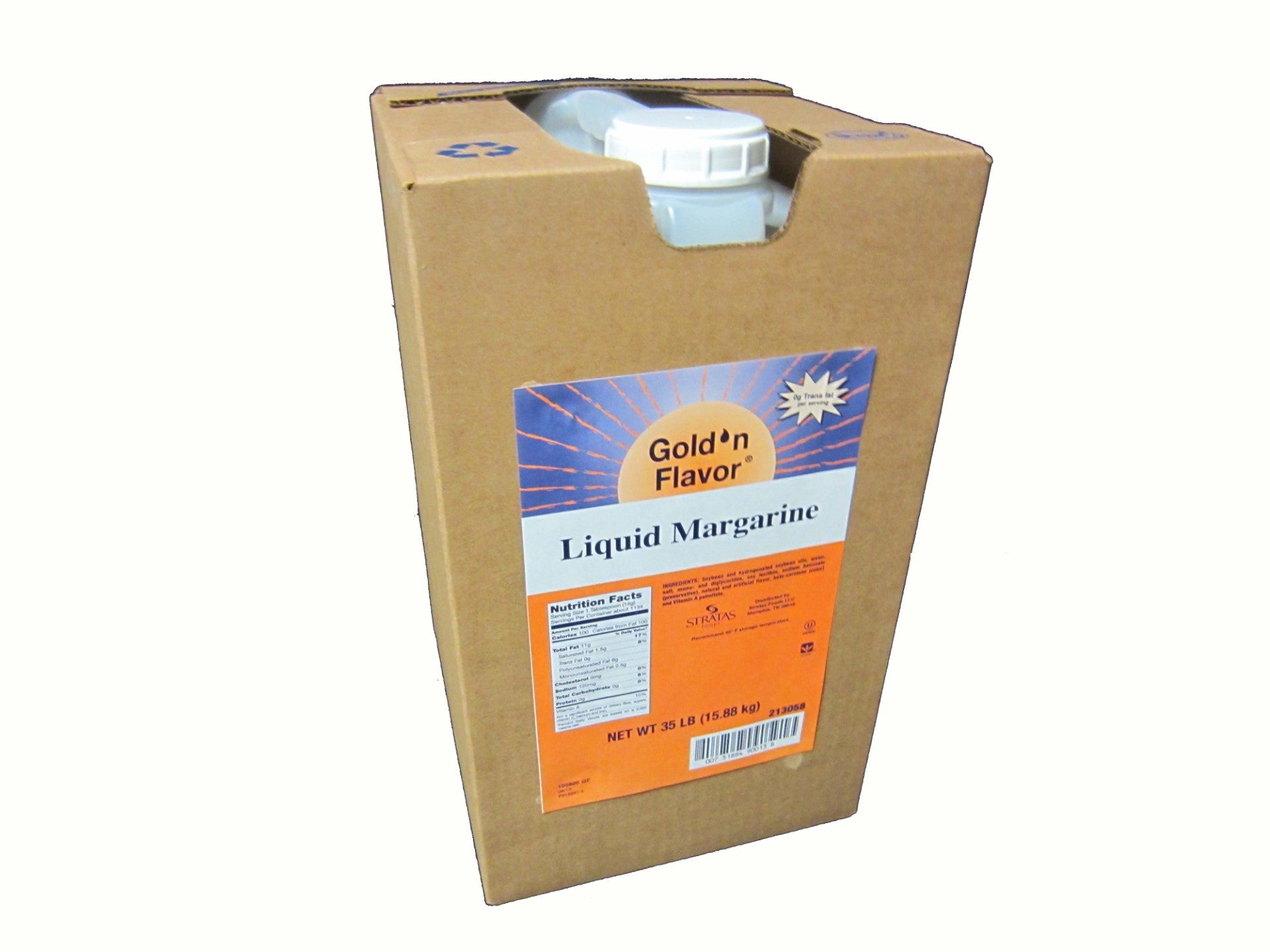 Gold'n Flavor Liquid Margarine 35 Pound Each - 1 Per Case.