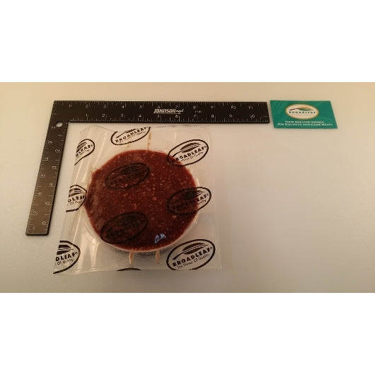 Elk Patties 8 Ounce Size - 20 Per Case.