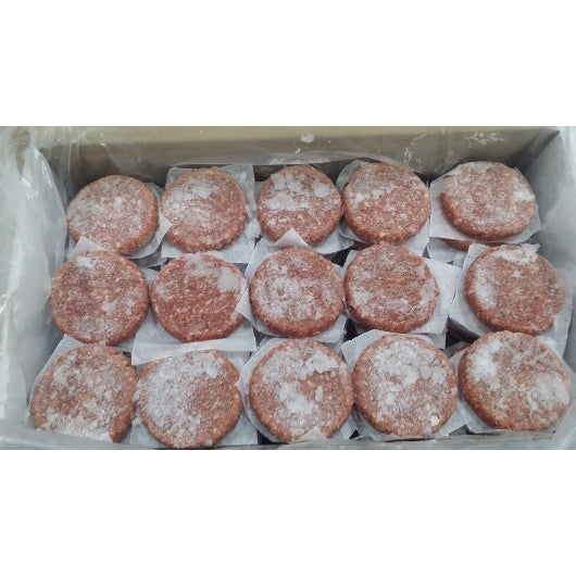 Beef Wagyu Patties Round 2 Ounce Size - 80 Per Case.