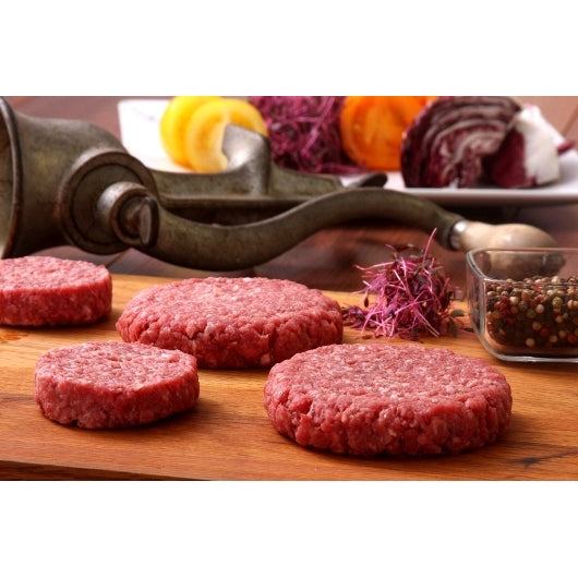 Wagyu Beef Patties Round 4 Ounce Size - 40 Per Case.