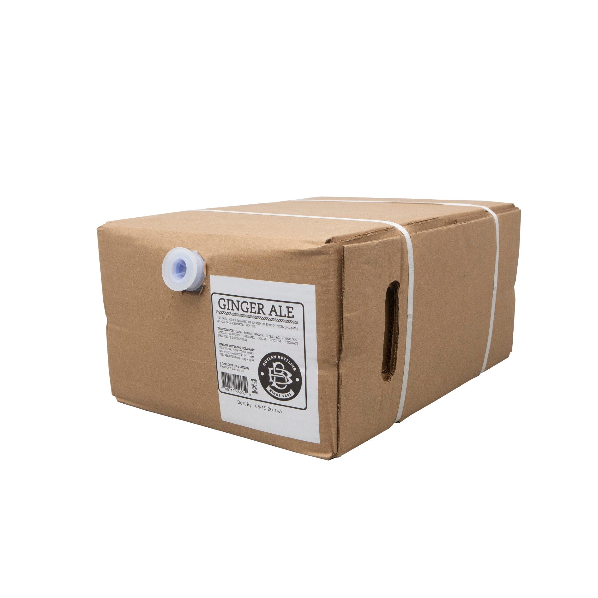 Ginger Ale Gal Bib 5 Gallon - 1 Per Case.