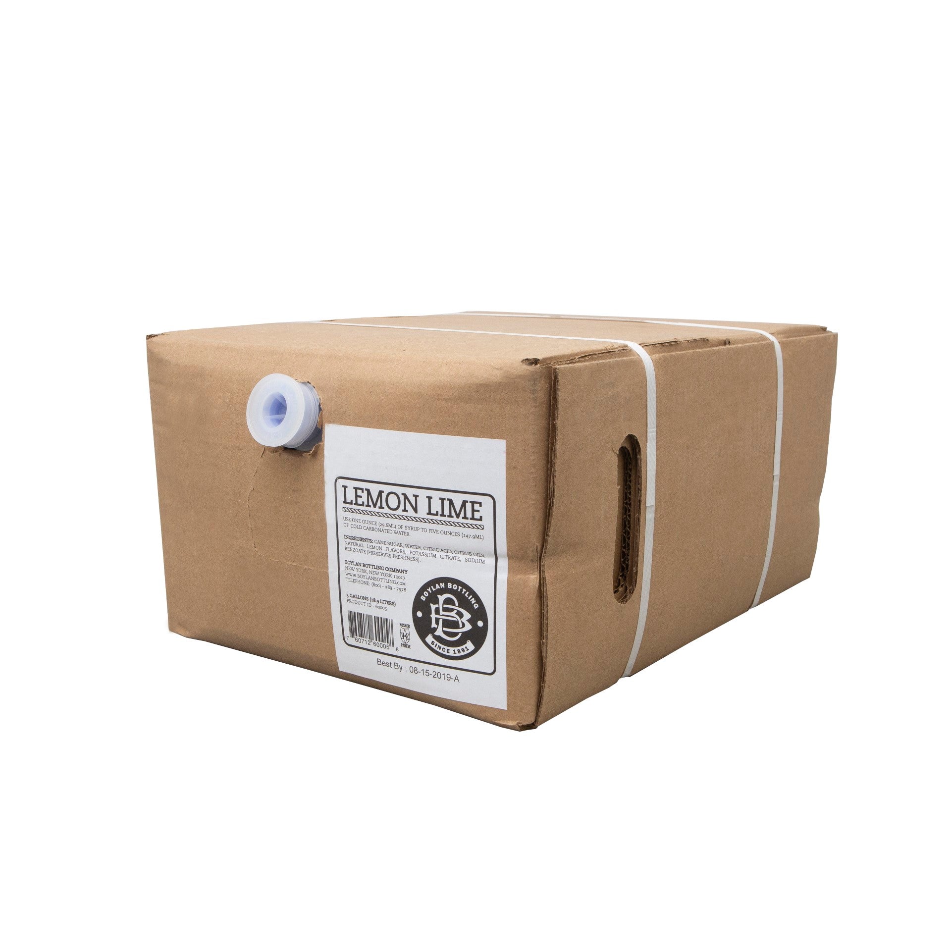 Boylan Bottling Lemon Lime Gal Bib 5 Gallon - 1 Per Case.