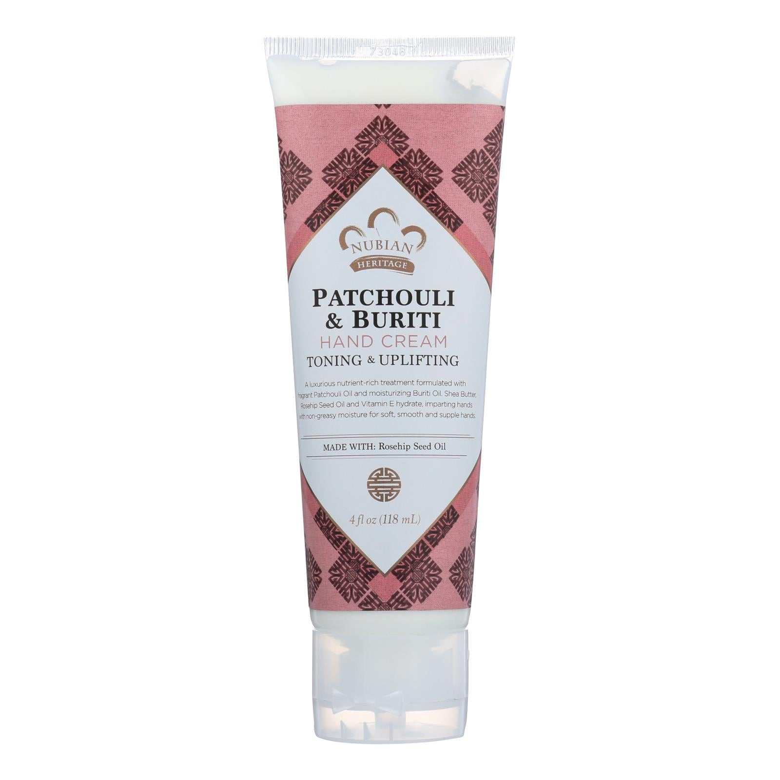 Nubian Heritage - Hand Cream Patchouli&buriti - 1 Each - 4 Ounce