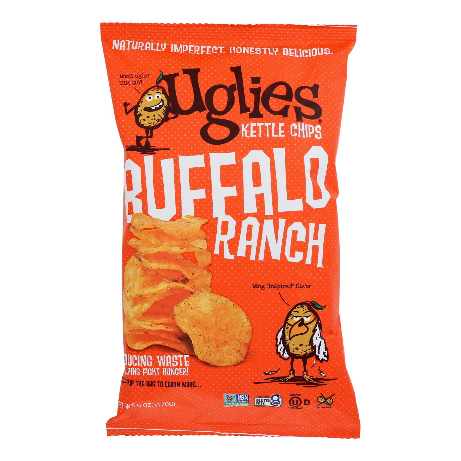 Uglies - Pot Chips Buffalo Ranch - Case of 12-6 Ounce