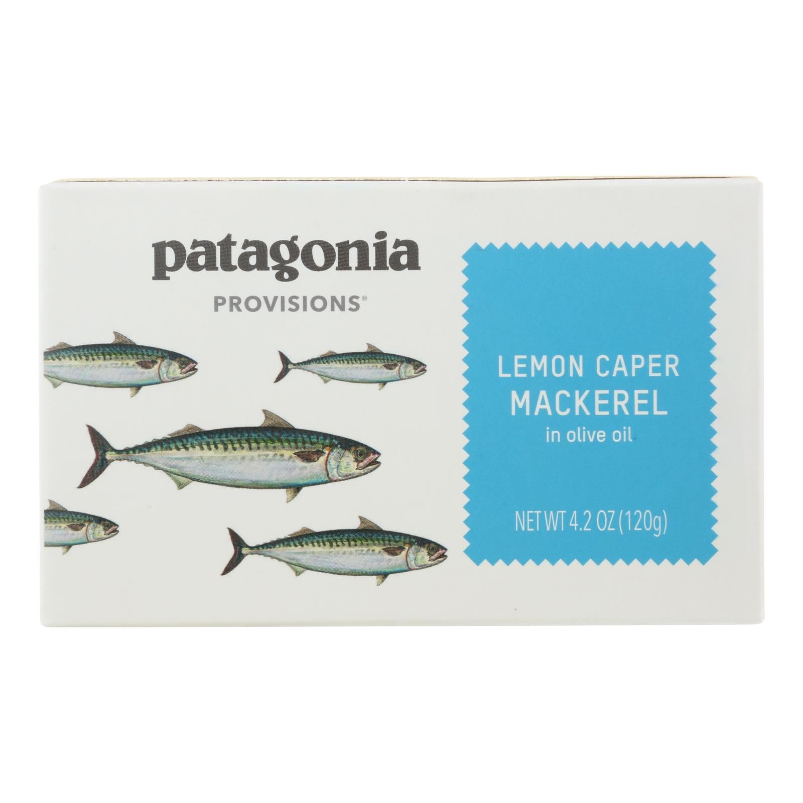 Patagonia Provisions - Mackerel Lemon Caper - Case of 10-4.2 Ounce