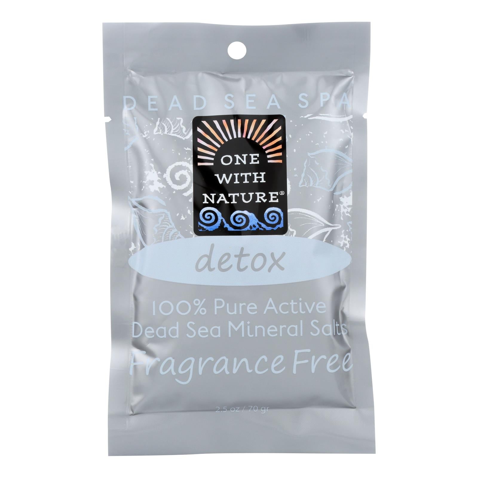 One With Nature Dead Sea Mineral - Salt Bath - Case of 6 - 2.5 Ounce.