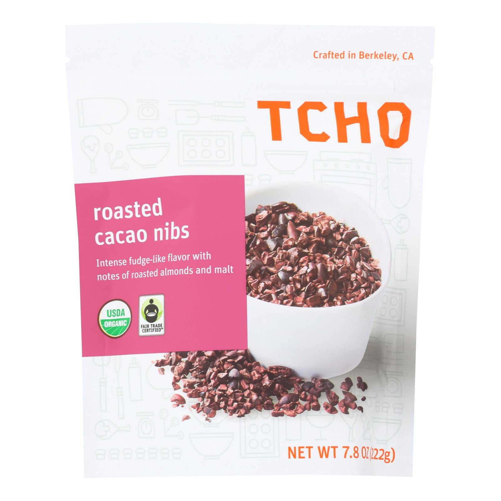 Tcho Chocolate - Cacao Nibs Crush This - Case of 6-7.8 Ounce