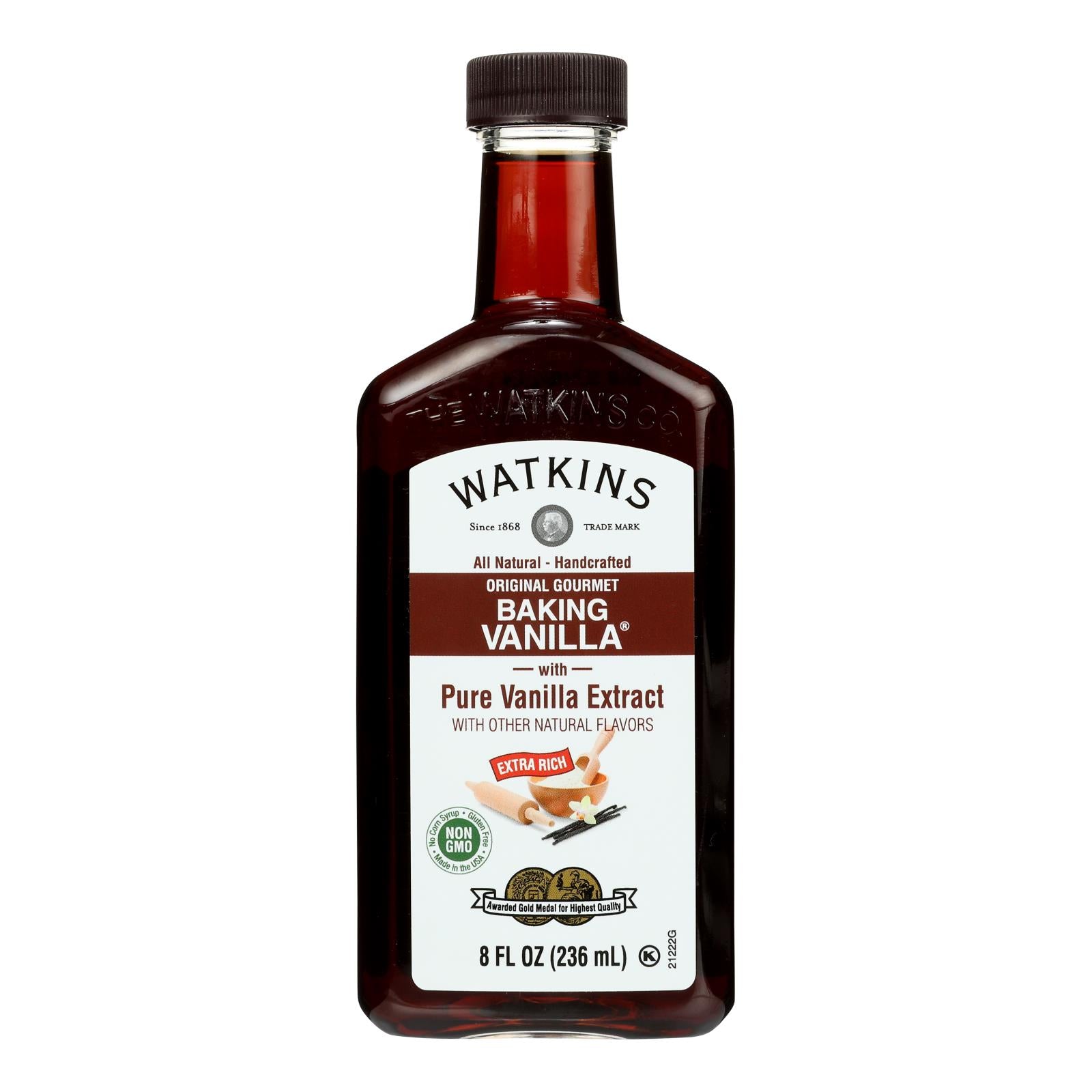 J. R. Watkins Original Gourmet Baking Vanilla - 1 Each - 8 Fluid Ounce