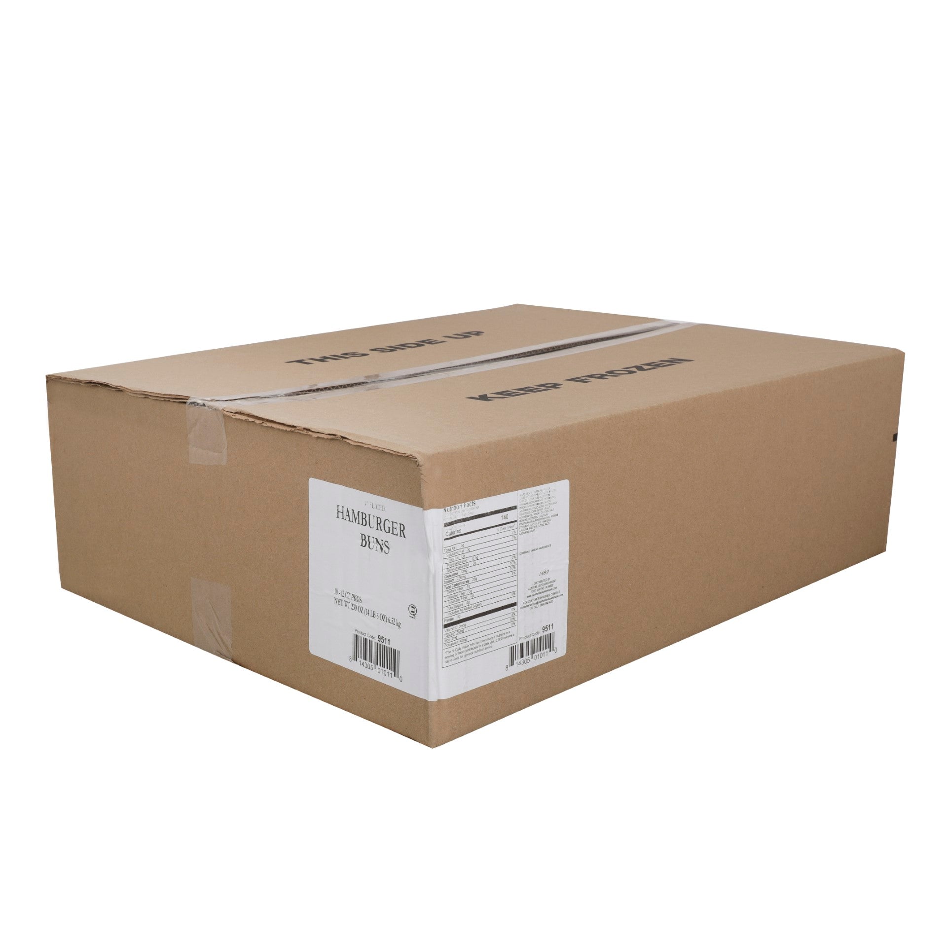 Aunt Millie's Bakehouse Hamburger Bun 4" 12 Count Packs - 10 Per Case.