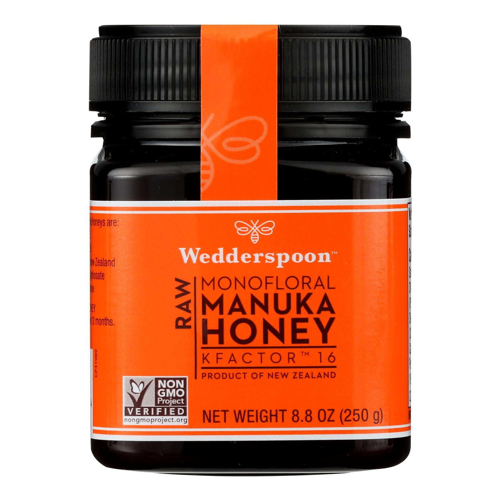 Wedderspoon Manuka Honey, Kfactor 16, - Case of 6 - 8.8 Ounce