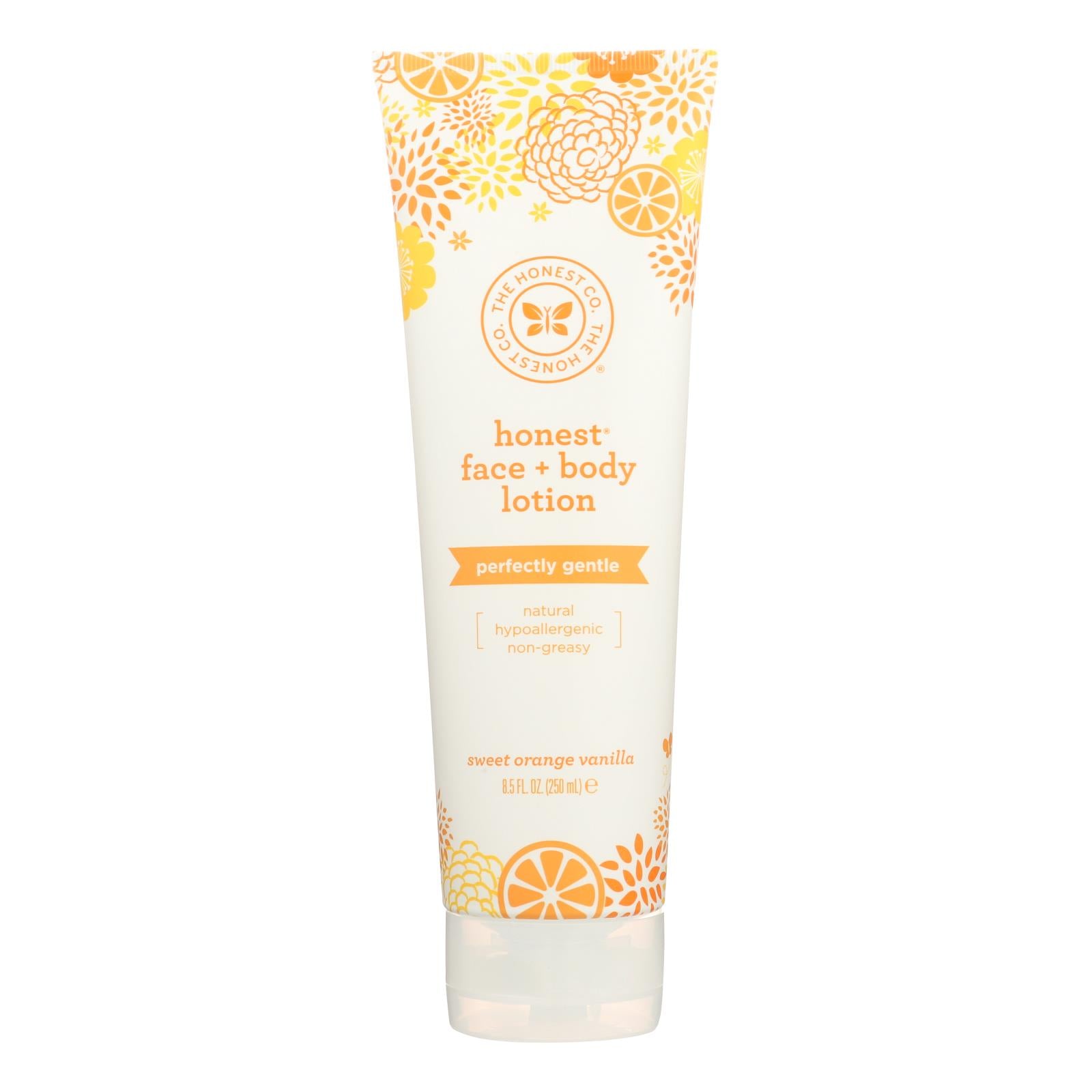 The Honest Company Face and Body Nourishing Lotion - Sweet Orange Vanilla - 8.5 Fl Ounce.