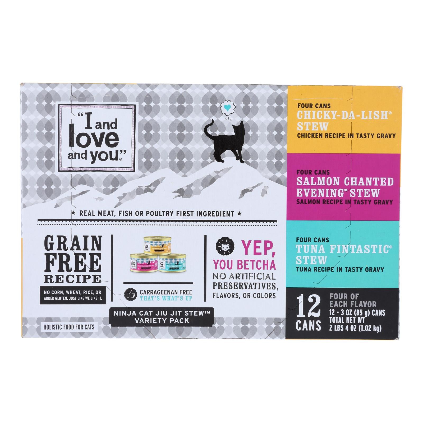 I And Love And You - Ninja Cat Jiu Jit Stew - Case of 4 - 12 Count