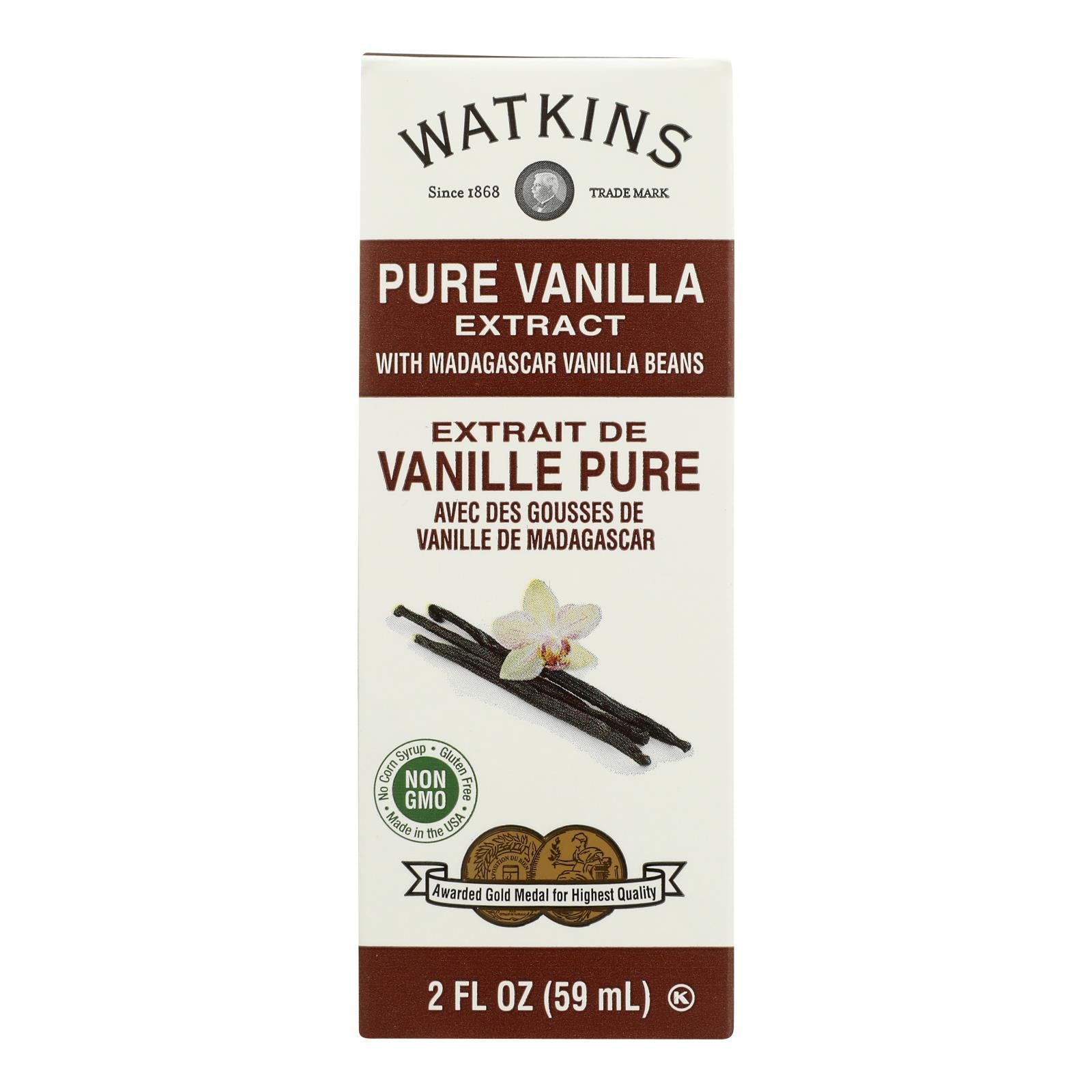 Watkins Madagascar Bourbon Pure Vanilla Extract - 1 Each - 2 Fluid Ounce