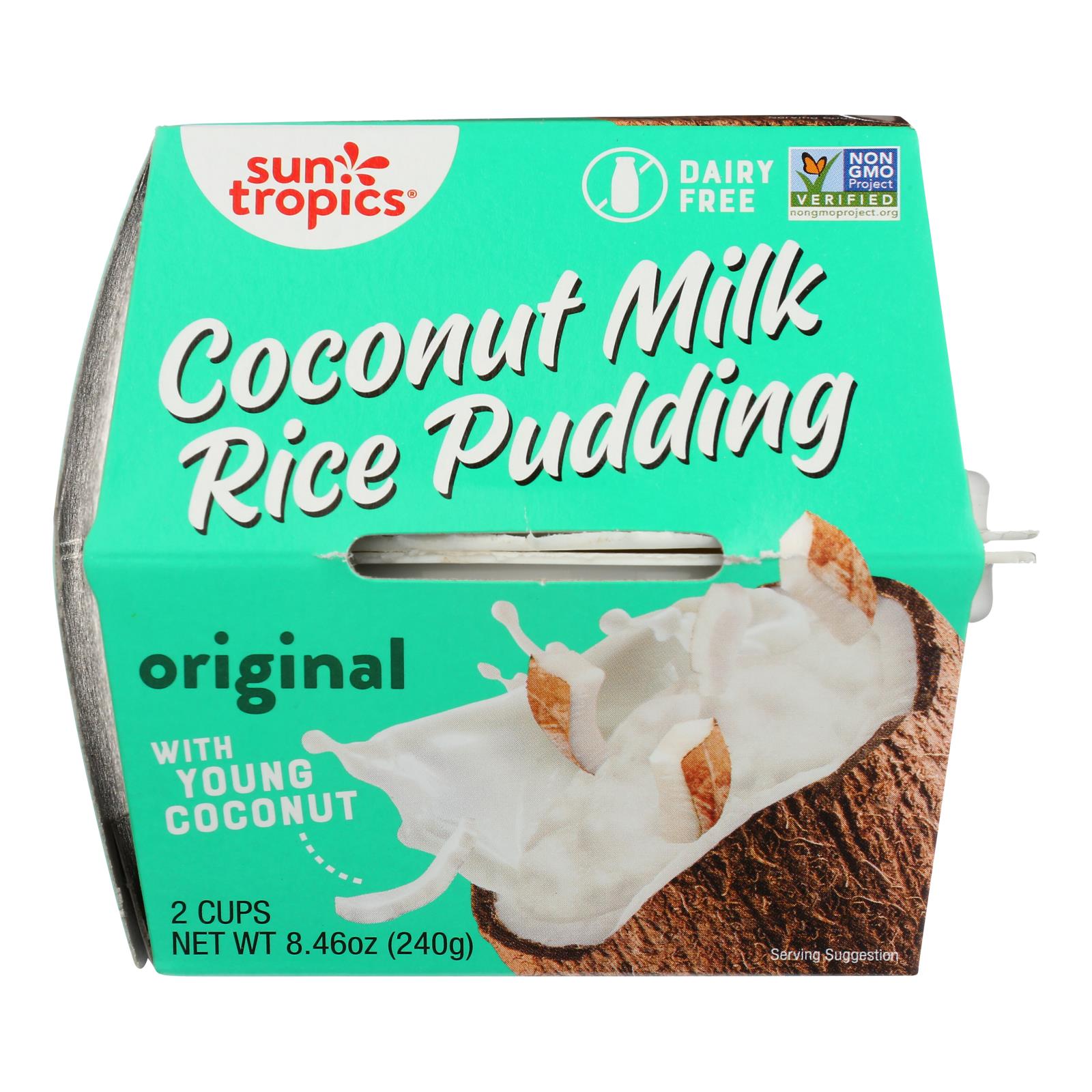 Sun Tropics Ready-To-Eat Coconut Rice Pudding - Case of 6 - 8.46 Ounce