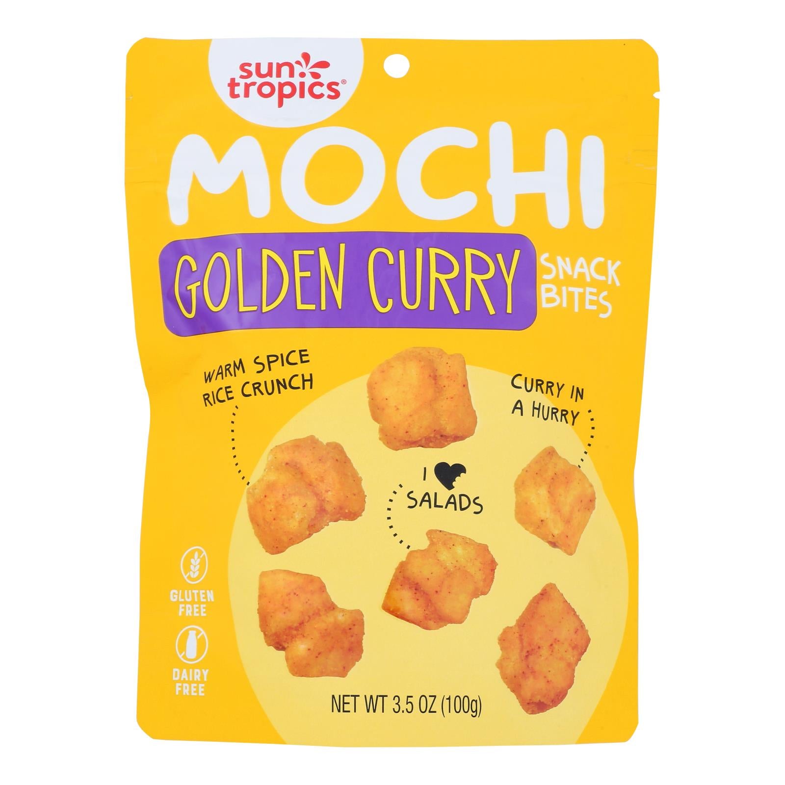 Sun Tropicsᆴ Tokyo Curry Mochi Rice Bites Tokyo Curry - Case of 12 - 3.50 Ounce