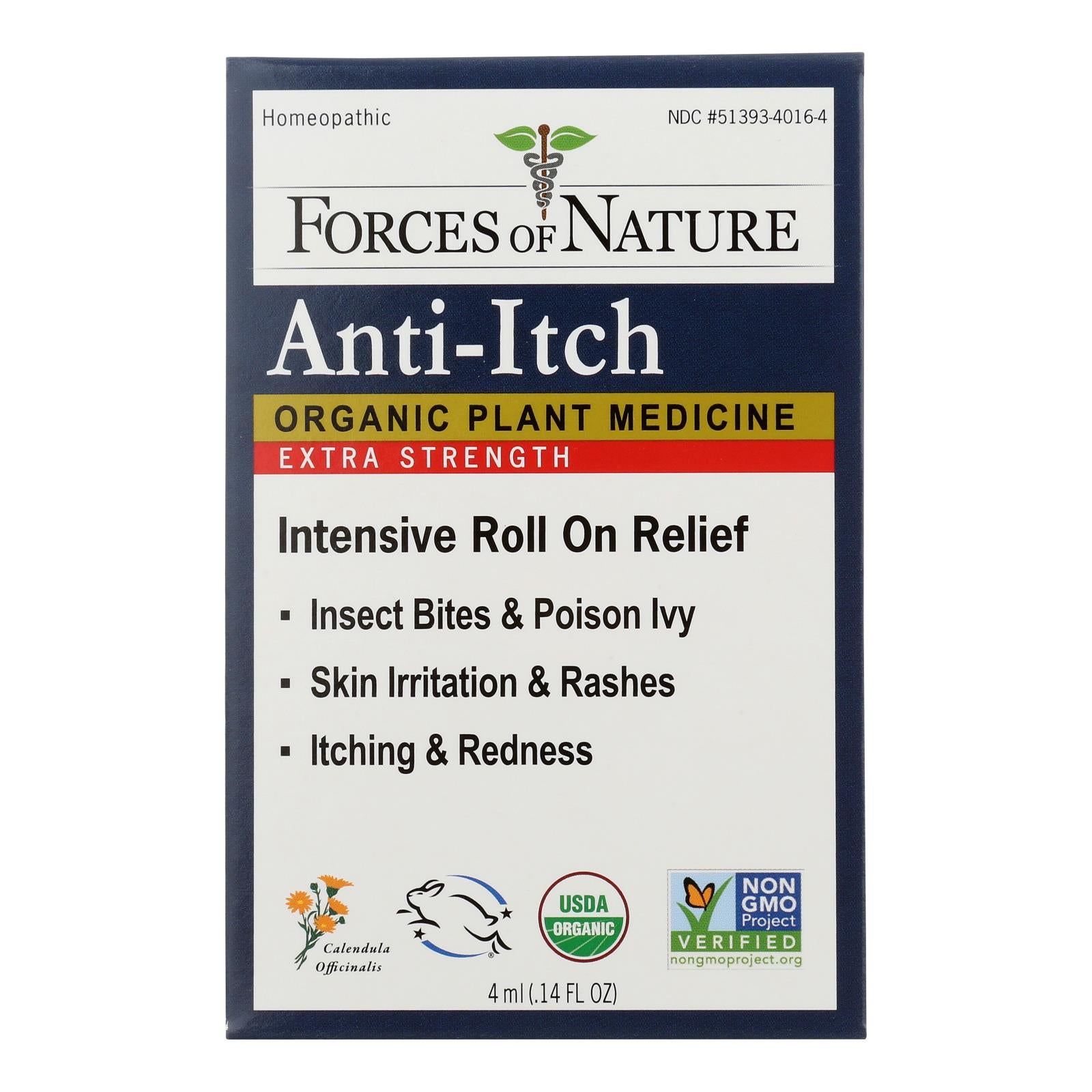 Forces Of Nature - Anti-itch Rb X-str - 1 Each-4 ML