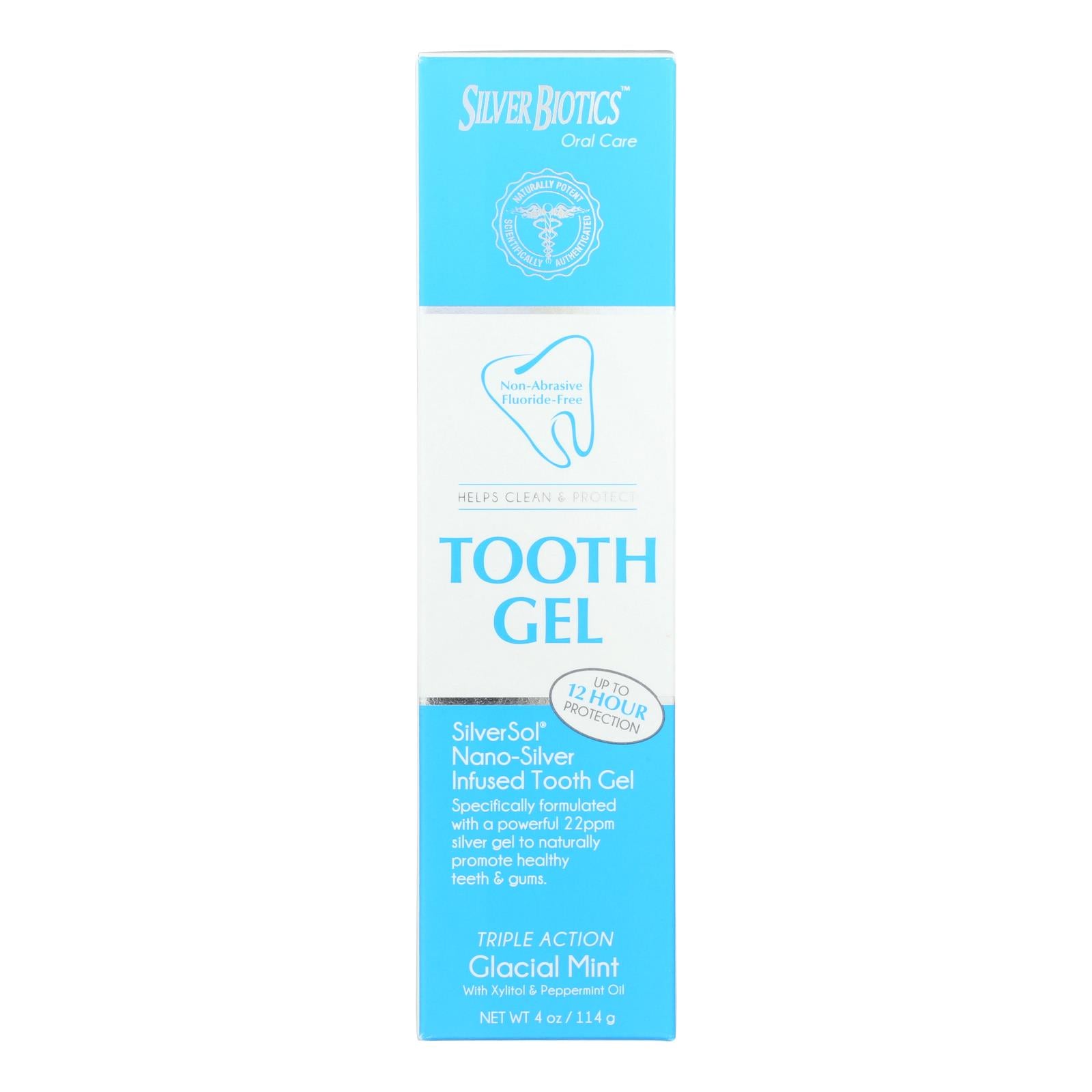 American Biotech Labs - Silversol Tooth Gel - Xylitol - 4 Ounce