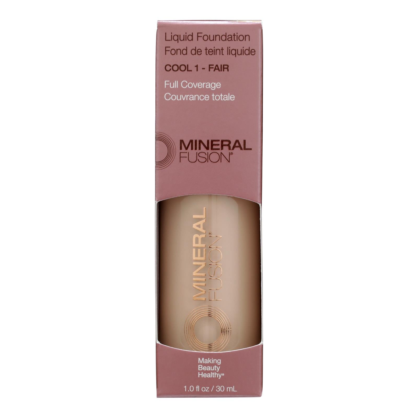 Mineral Fusion - Mkup Liquid Foundation Cool1 - 1 Each-1 Fluid Ounce