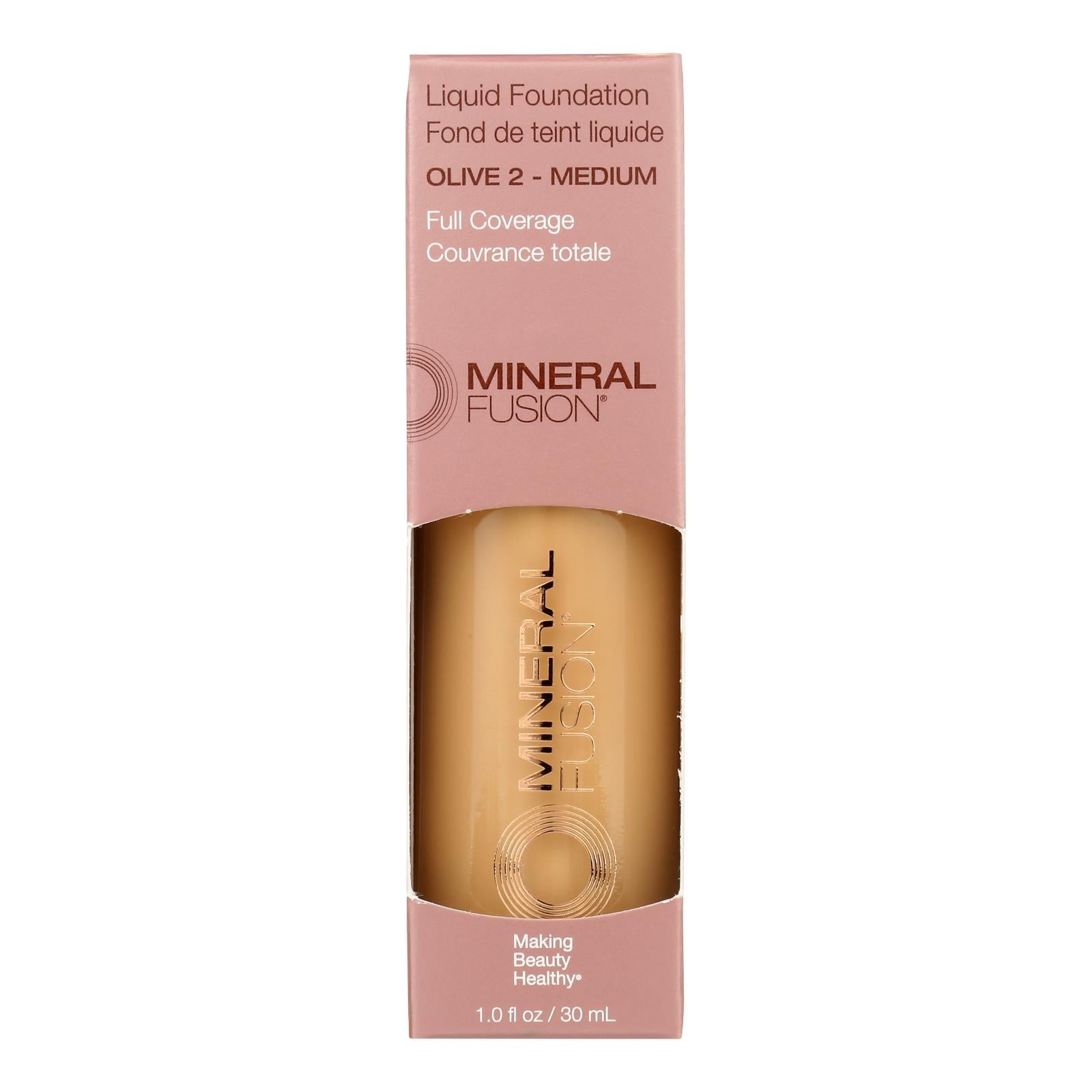 Mineral Fusion - Mkup Liquid Foundtn Olive 2 - 1 Each-1 Fluid Ounce
