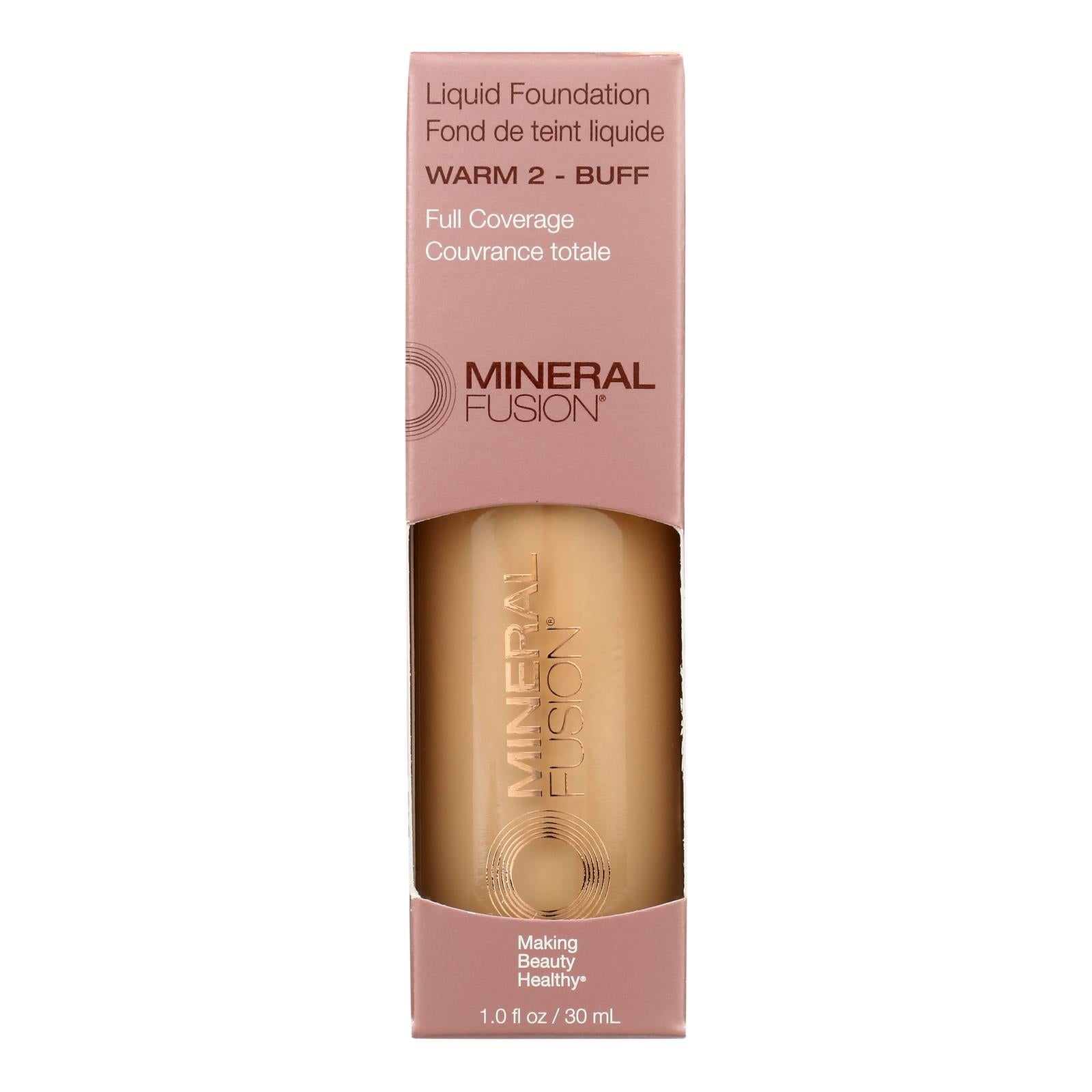 Mineral Fusion - Mkup Liquid Foundation Warm2 - 1 Each-1 Fluid Ounce