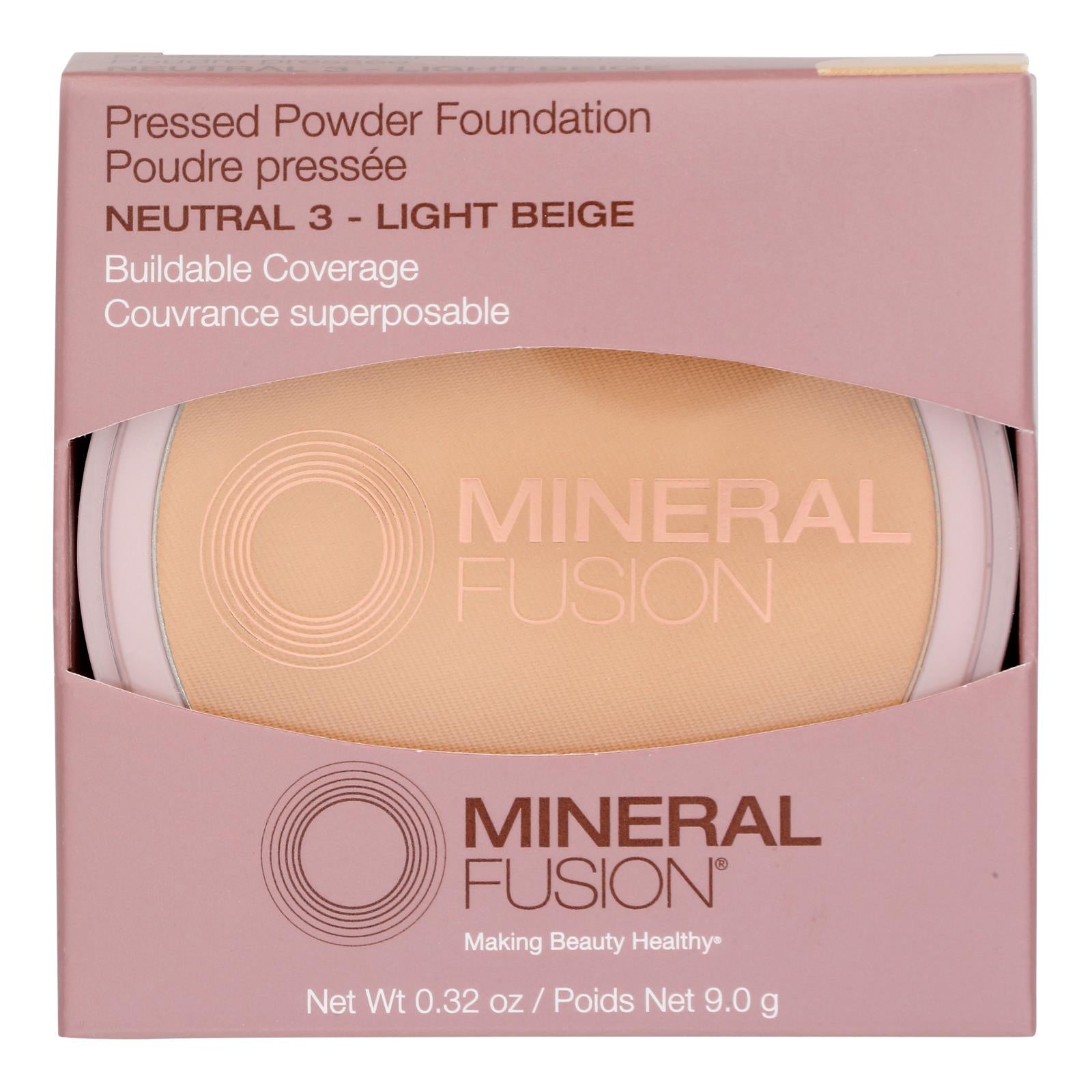 Mineral Fusion - Mkup Pressed Base Ntrl 3 - 1 Each-.32 Ounce