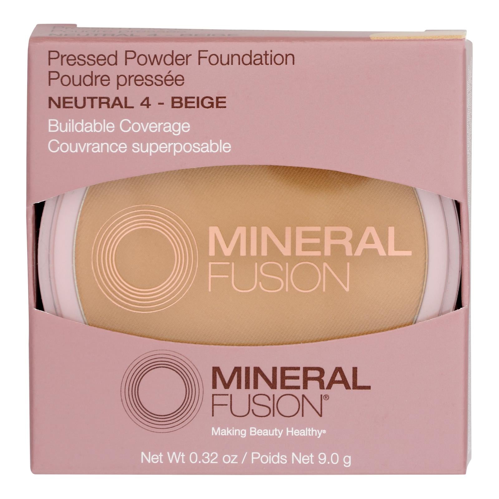Mineral Fusion - Mkup Pressed Base Ntrl 4 - 1 Each-.32 Ounce