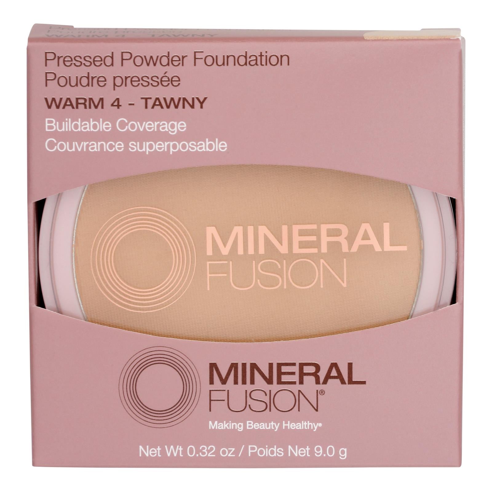 Mineral Fusion - Mkup Pressed Powder Warm 4 - 1 Each-.32 Ounce