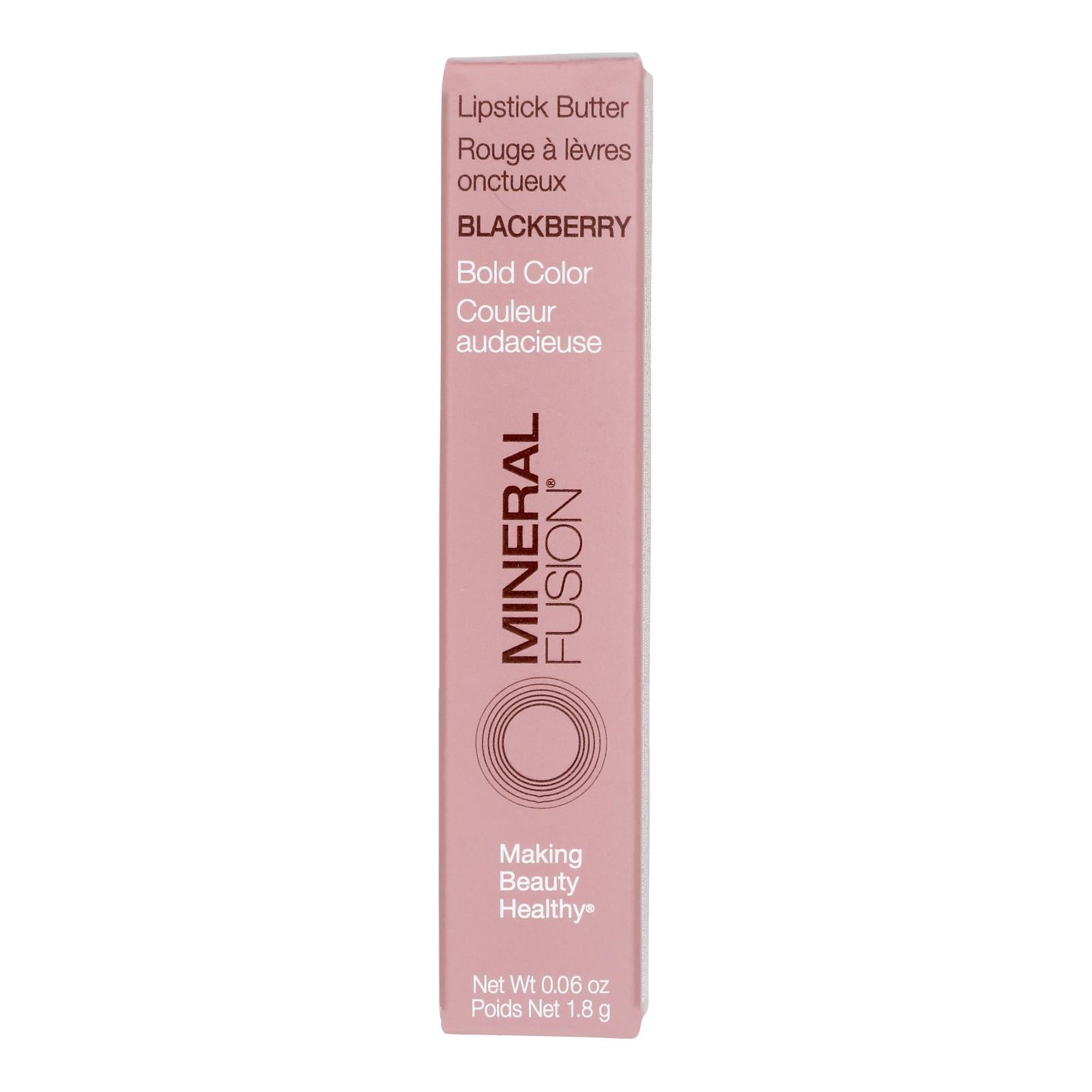 Mineral Fusion - Lipstick Butter Blackberry - 1 Each-.06 Ounce