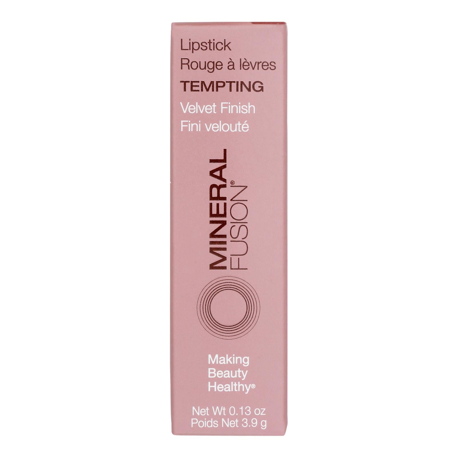 Mineral Fusion - Lipstick Tempting - 1 Each-.137 Ounce