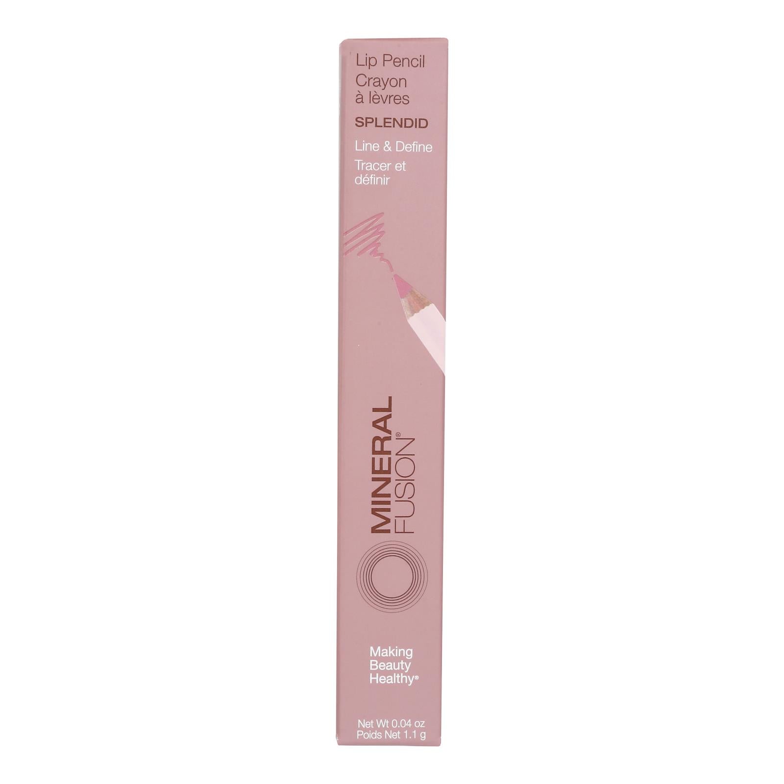 Mineral Fusion - Mkup Lip Pencil Splendid - 1 Each-.04 Ounce