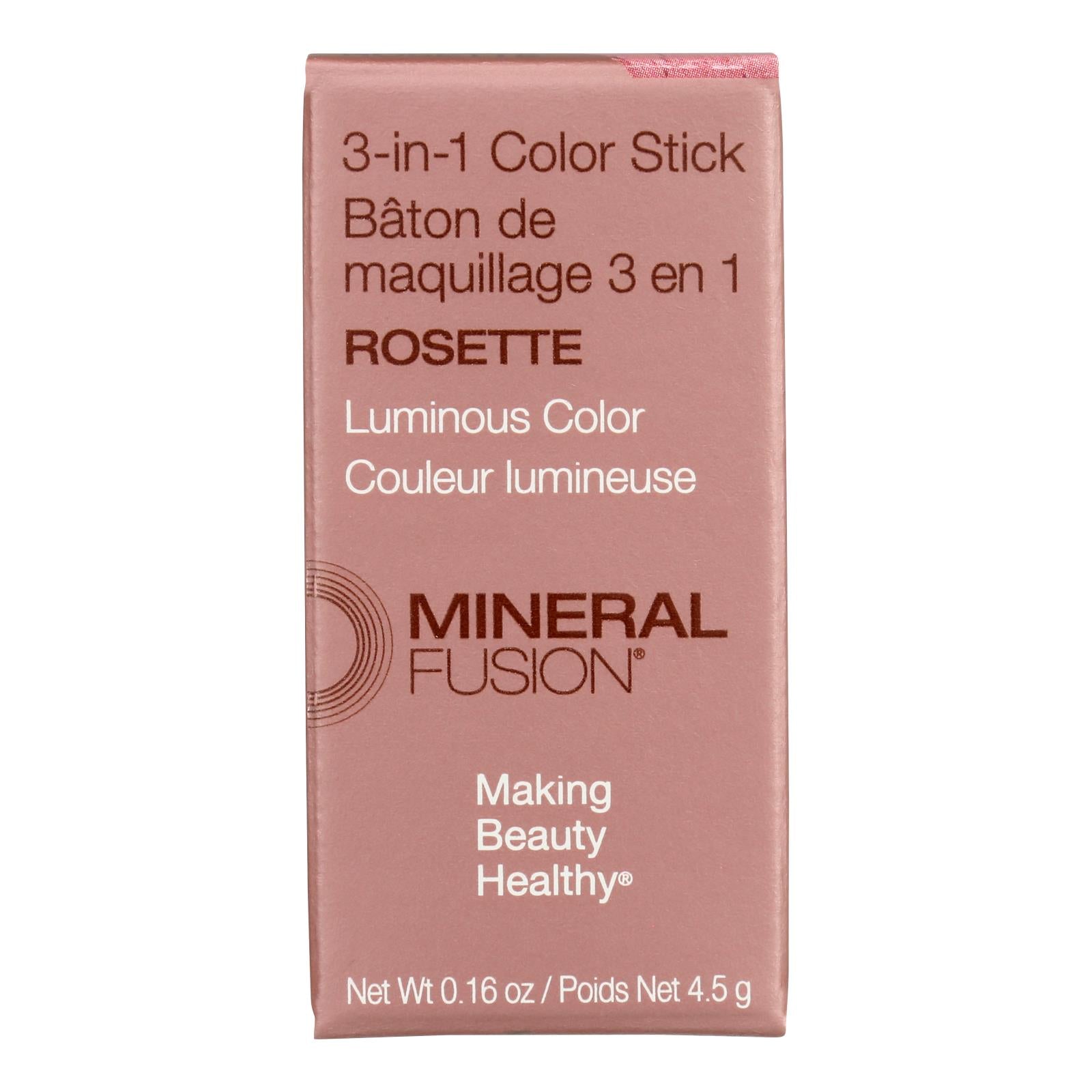 Mineral Fusion - Color Stk 3-in-1 Rosette - 1 Each-.16 Ounce