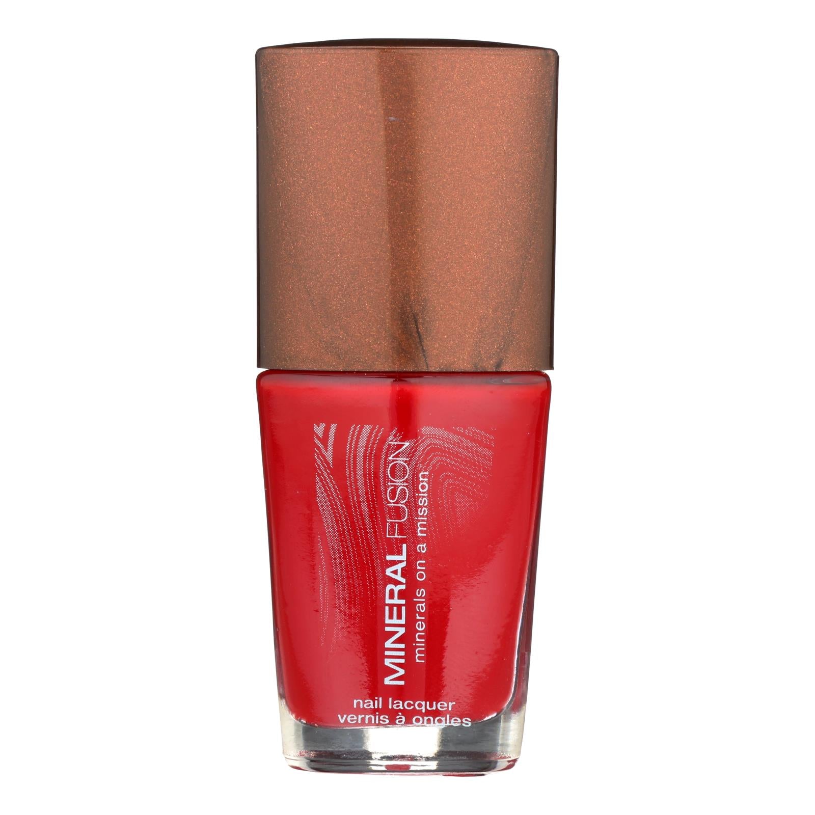 Mineral Fusion - Nail Polish - Crimson Clay - 0.33 Ounce.
