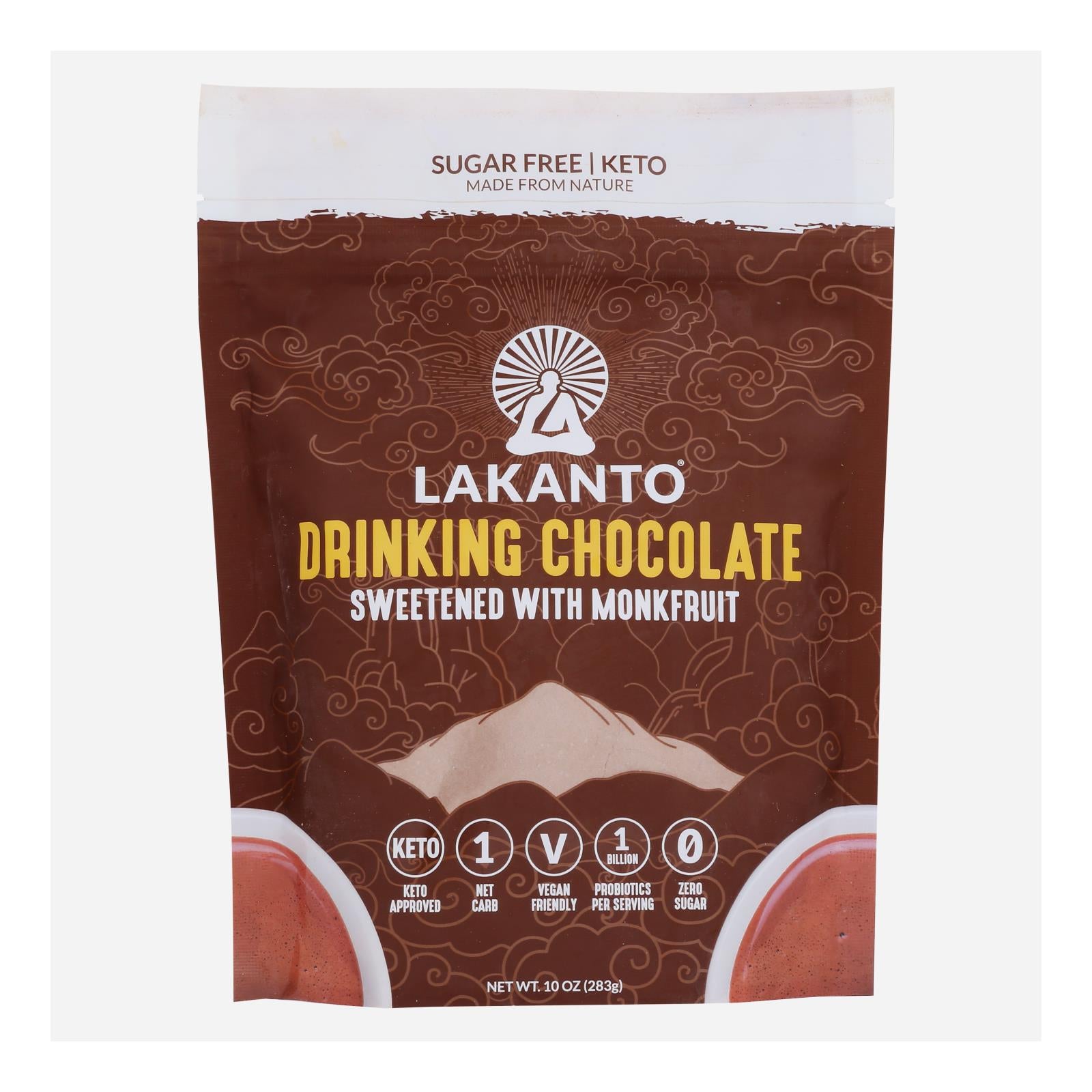 Lakanto Drinking Chocolate - Case of 8 - 10 Ounce