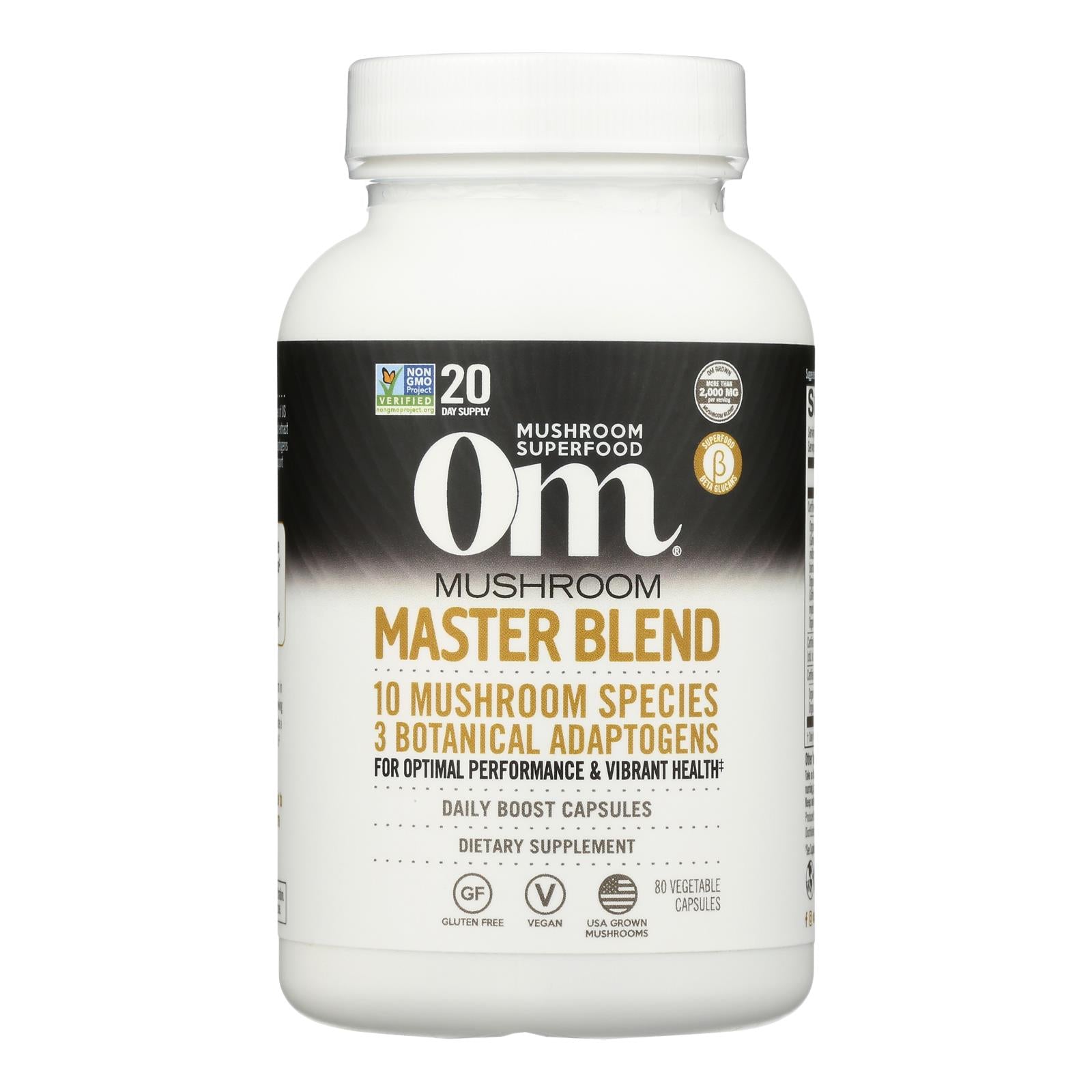 Om - Mush Sprfd Master Blend - 1 Each-80 Count