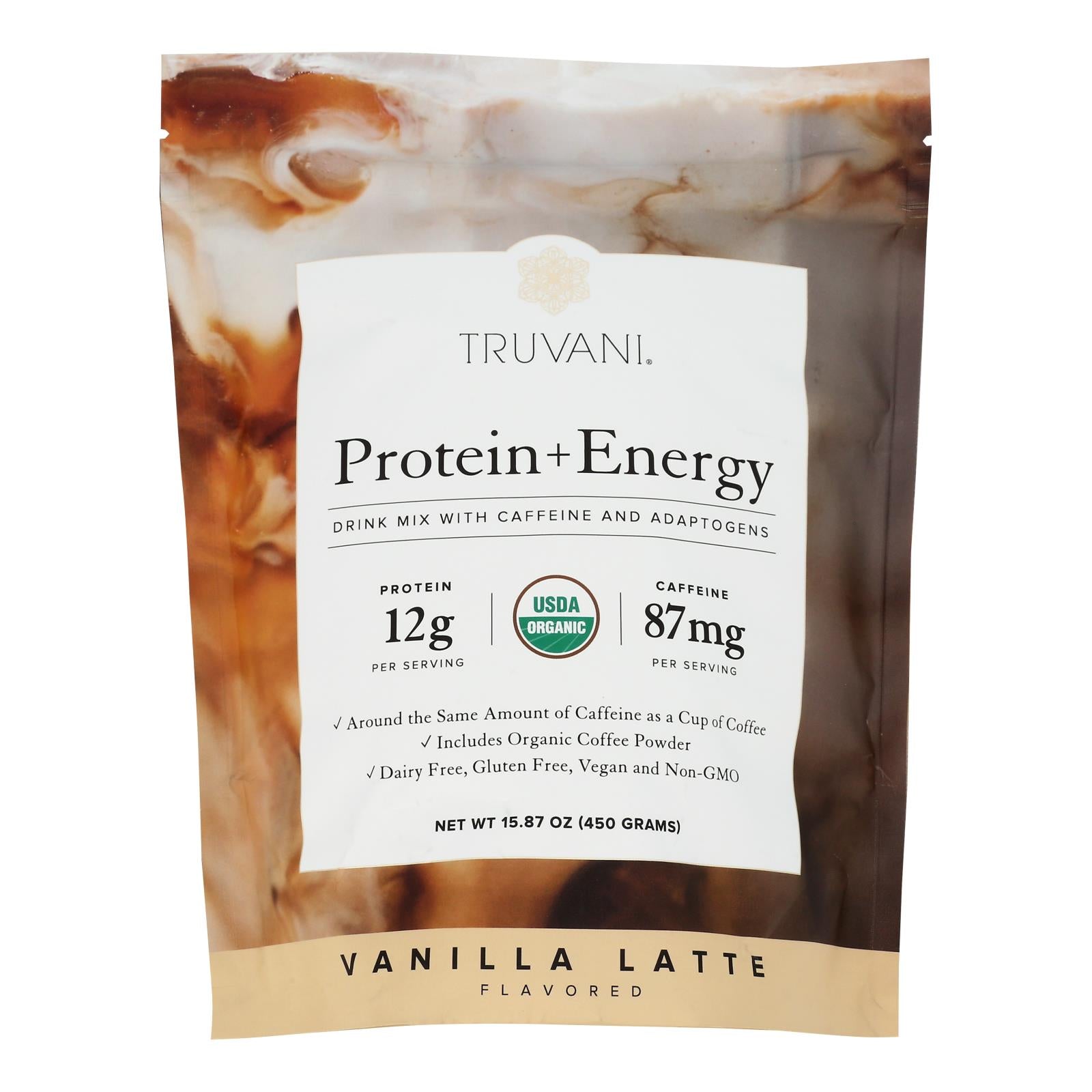 Truvani - Drink Mx Energy Vanilla Lat - 1 Each-15.87 Ounce