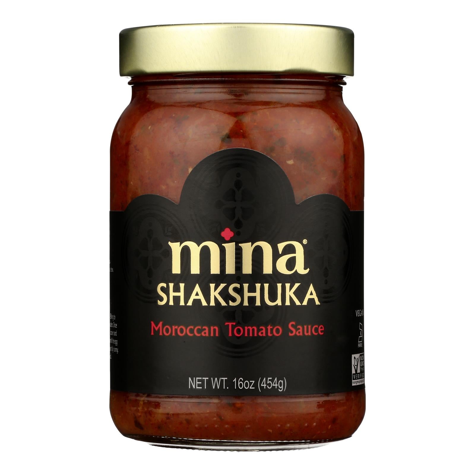 Mina's Shakshuka Moroccan Tomato Sauce - Case of 6 - 16 Fluid Ounce