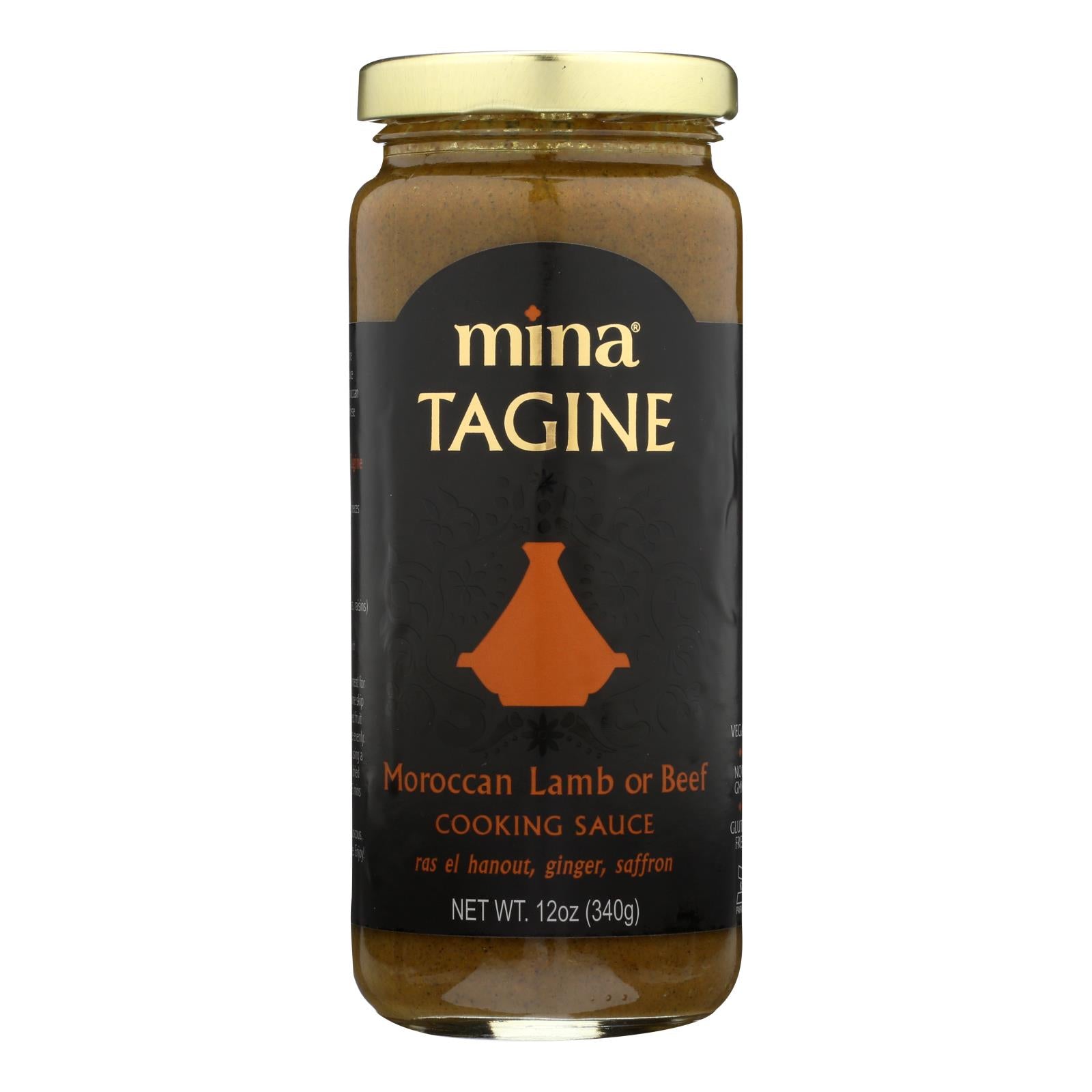 Mina's Moroccan Lamb Or Beef Tagine Sauce - Case of 6 - 12 Ounce
