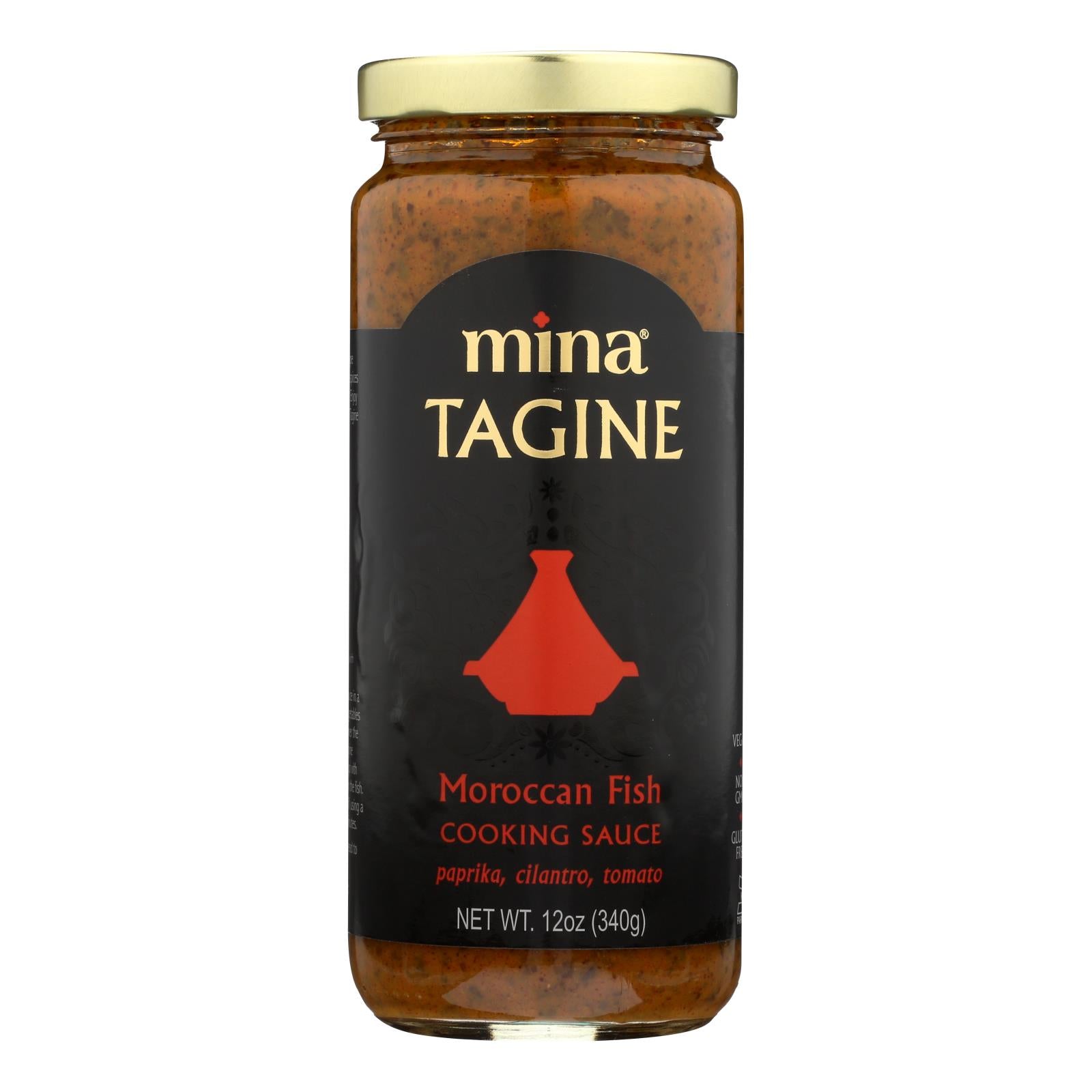Mina's Moroccan Fish Tagine Sauce - Case of 6 - 12 Ounce