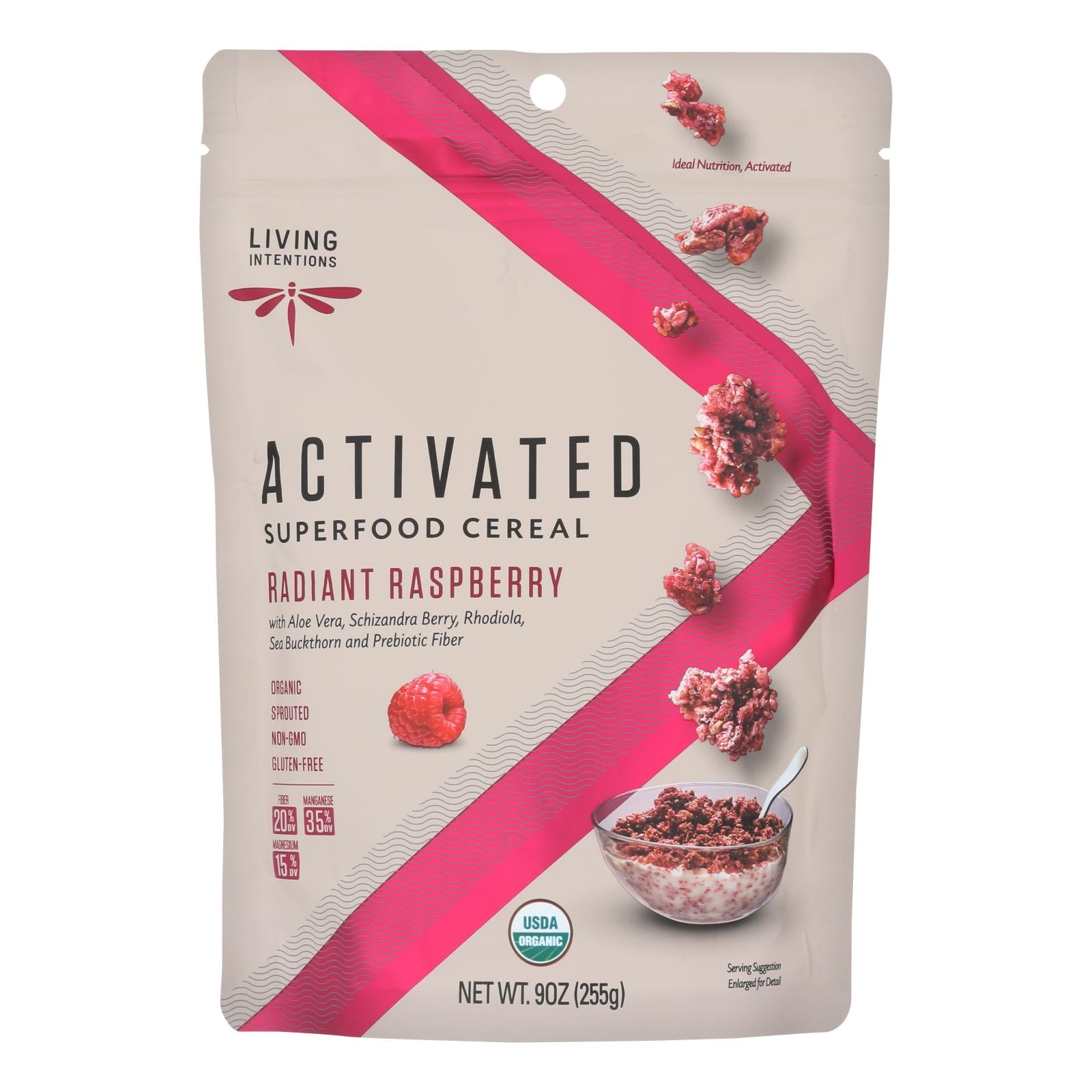 Living Intentions Activated Superfood Cereal - Case of 6 - 9 Ounce