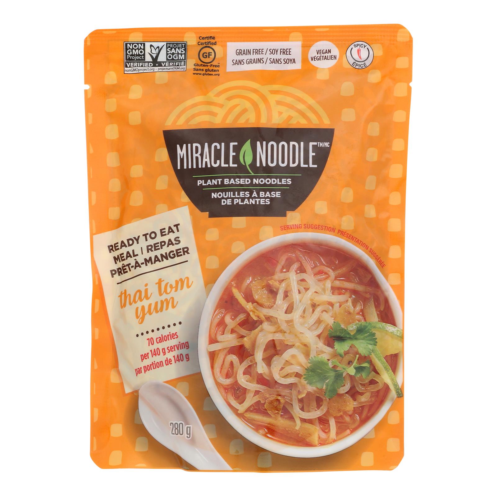 Miracle Noodle - Rte Meal Thai Tom Yum - Case of 6-9.9 Ounce